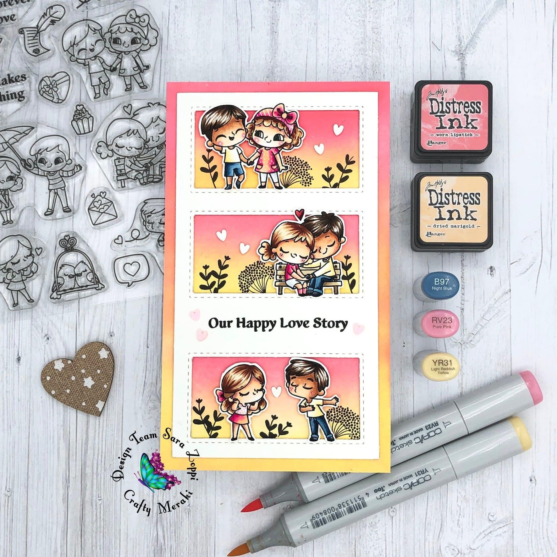 Crafty Meraki Love Story stamp set - Crafty Meraki