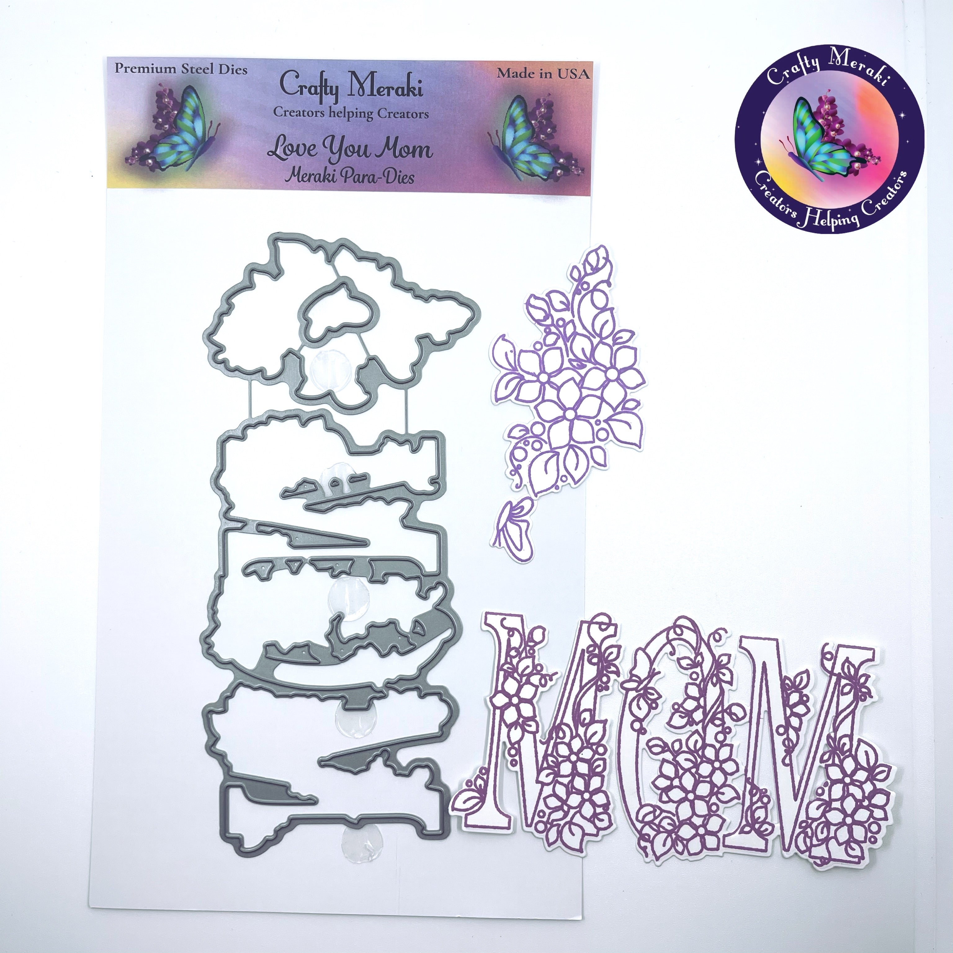 Crafty Meraki Love You Mom Para-dies - Crafty Meraki