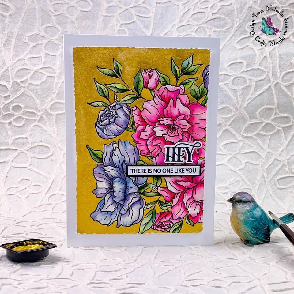 Crafty Meraki Birthday Bouquet Stamp Set - Crafty Meraki