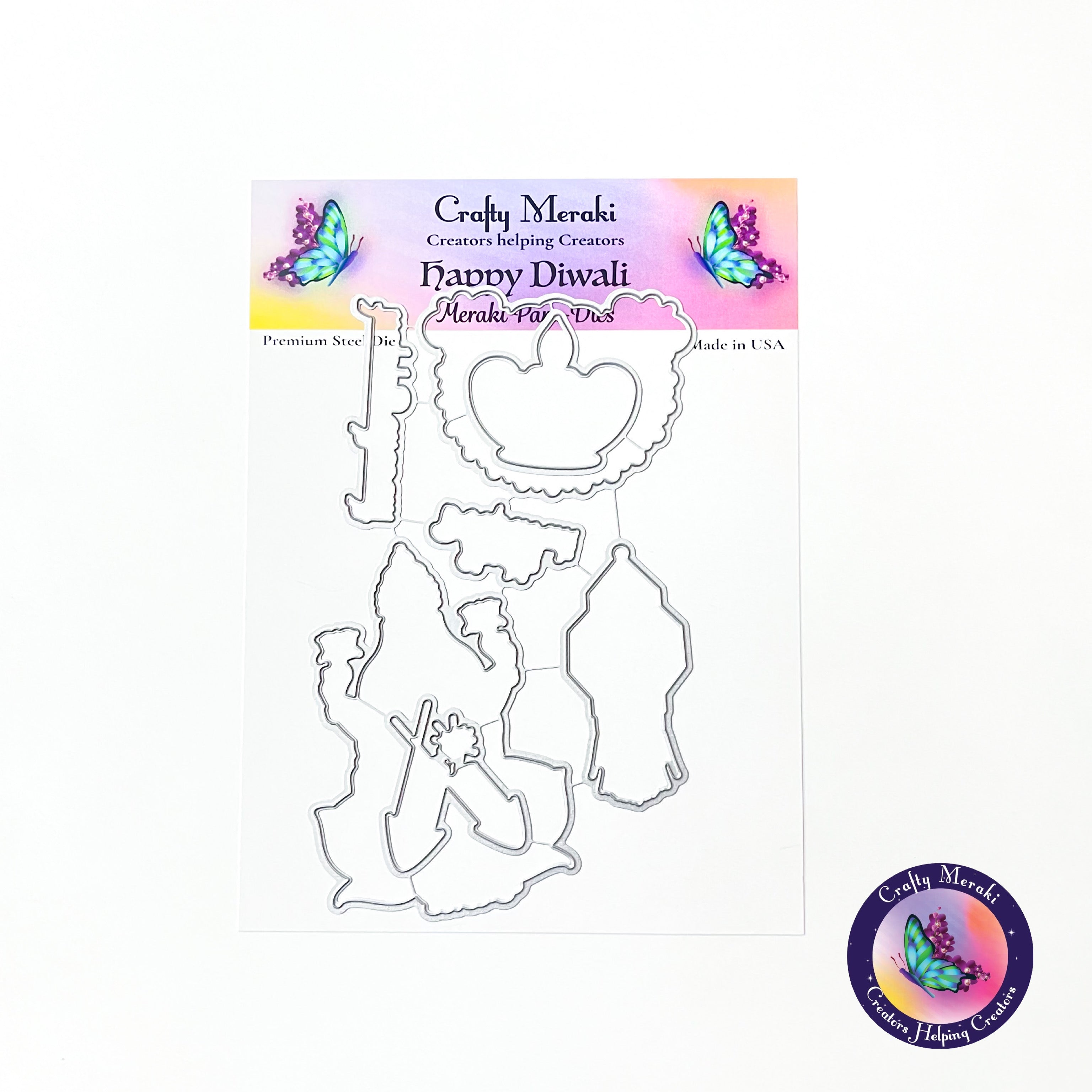 Crafty Meraki Happy Diwali Coordinating Para-Dies - Crafty Meraki