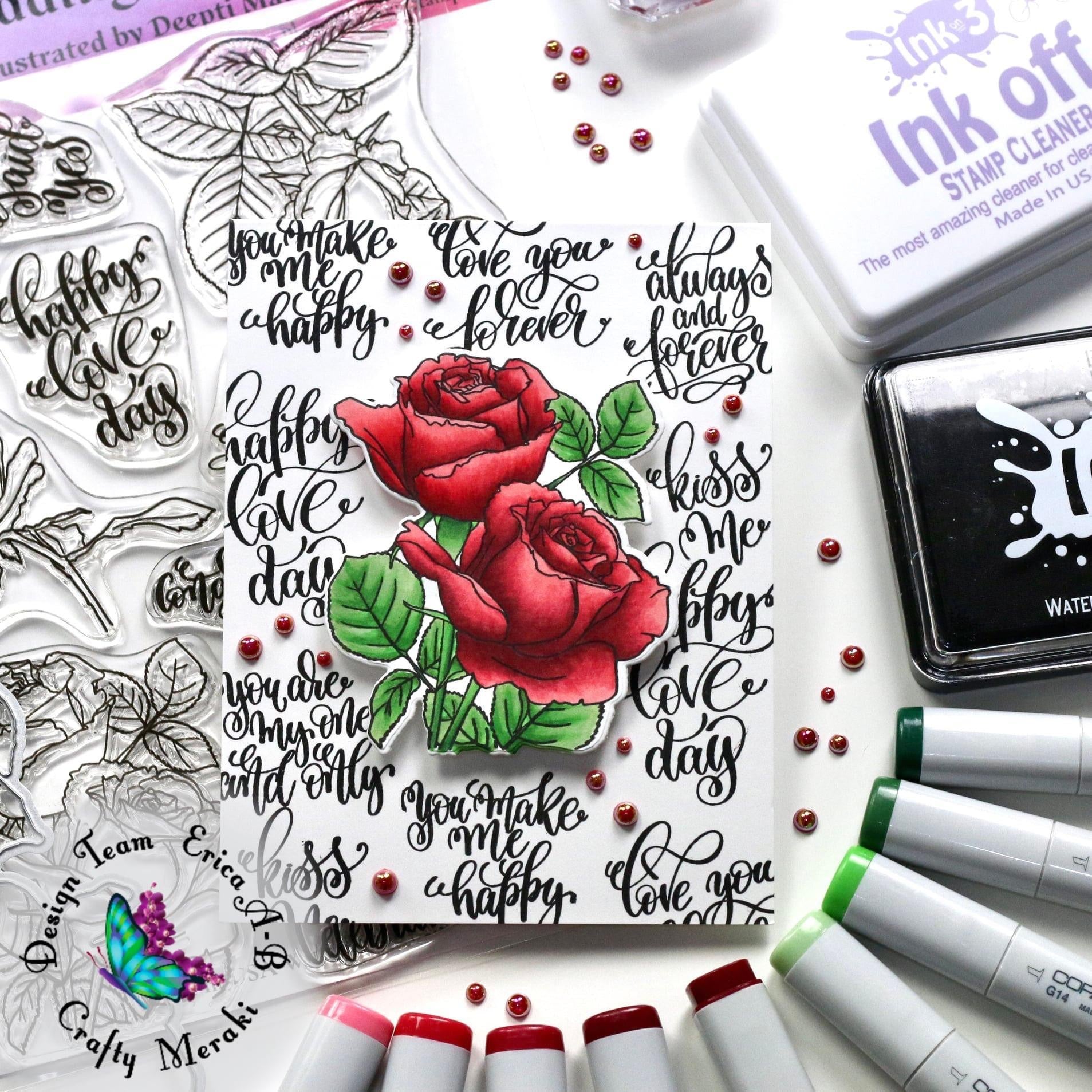 Crafty Meraki Wedding Bouquet Stamp set - Crafty Meraki