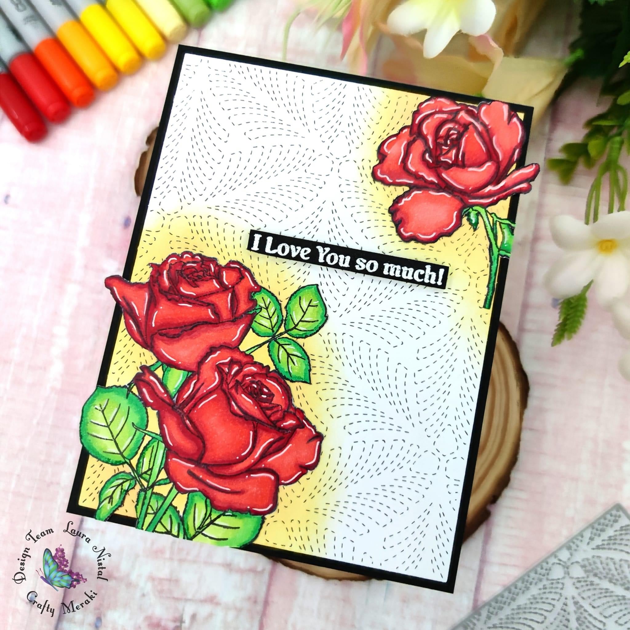 Crafty Meraki Wedding Bouquet Stamp set - Crafty Meraki