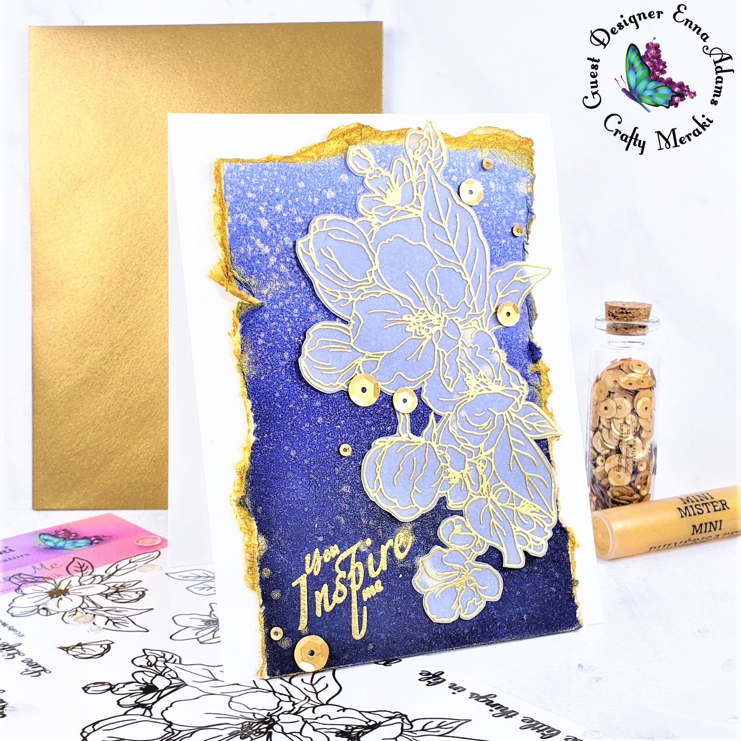 Crafty Meraki You Inspire Me Stamp set - Crafty Meraki