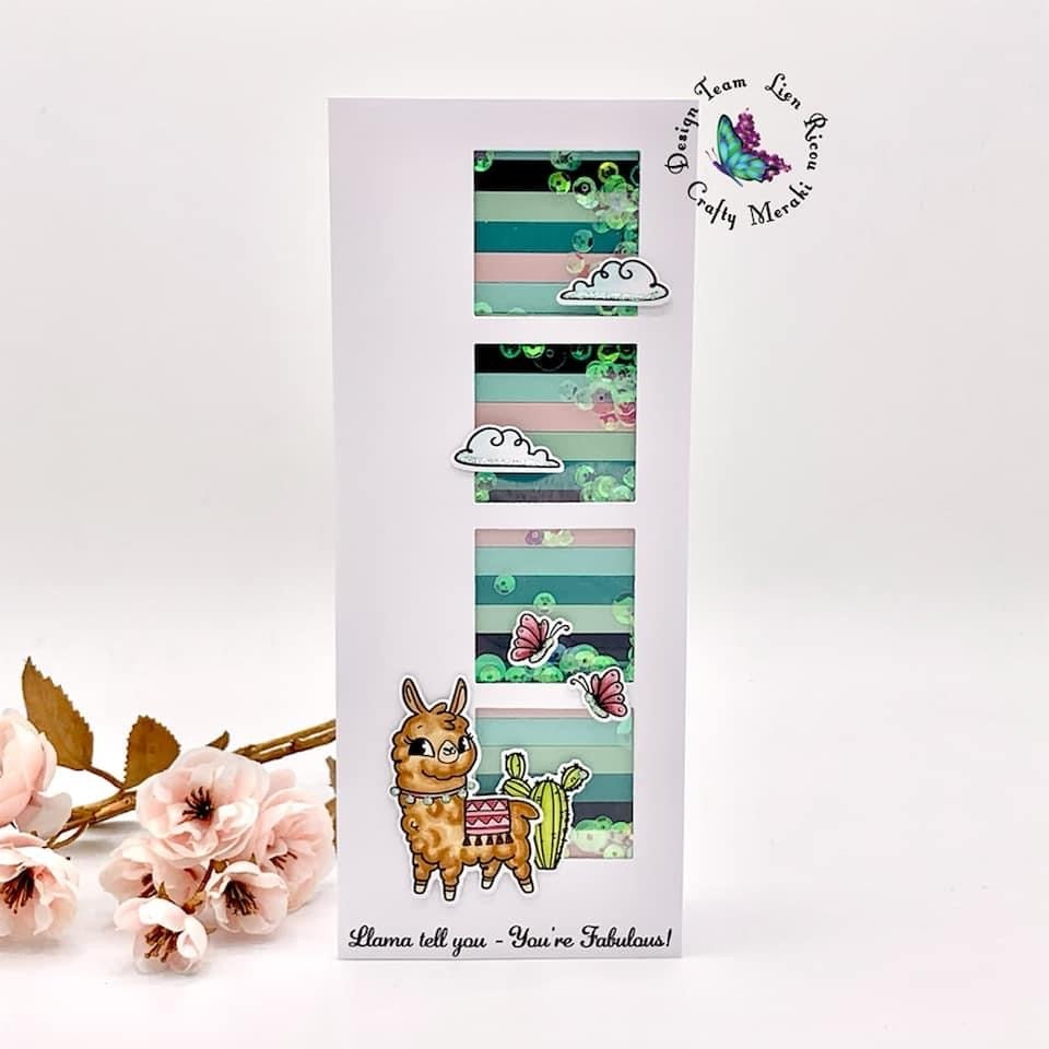Crafty Meraki G-Llama-rous Birthday Stamp set - Crafty Meraki