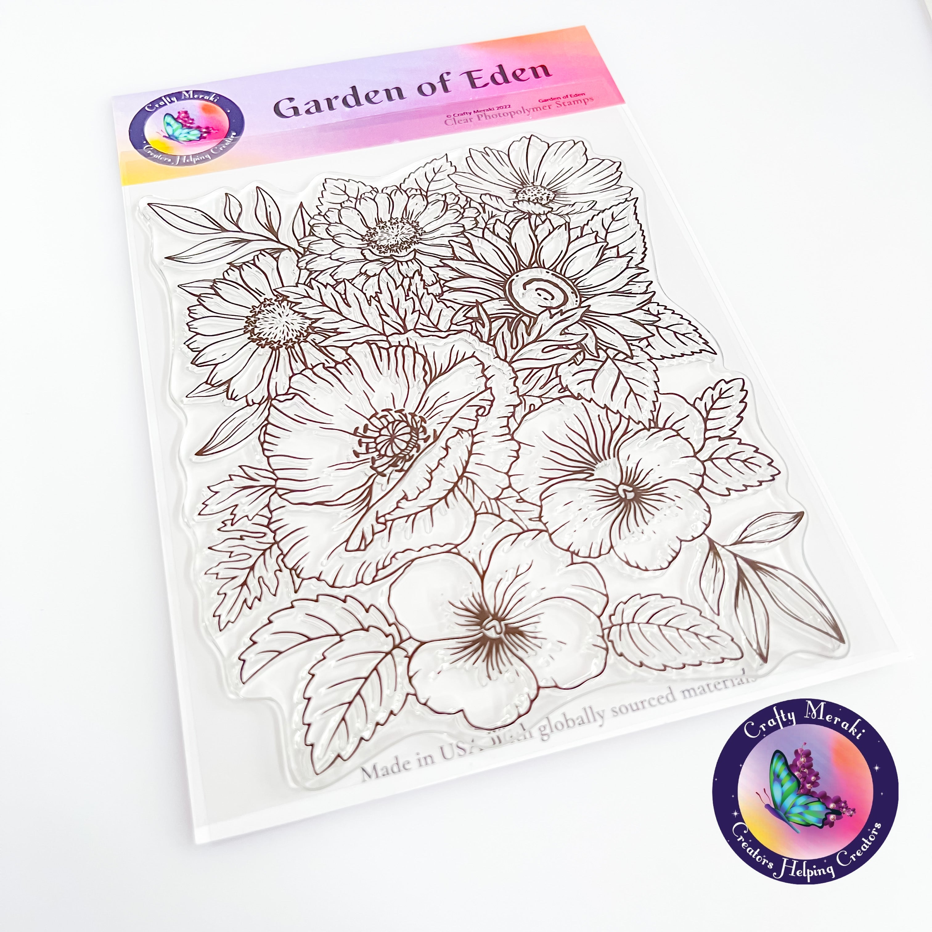 Crafty Meraki Garden Of Eden Stamp set - Crafty Meraki