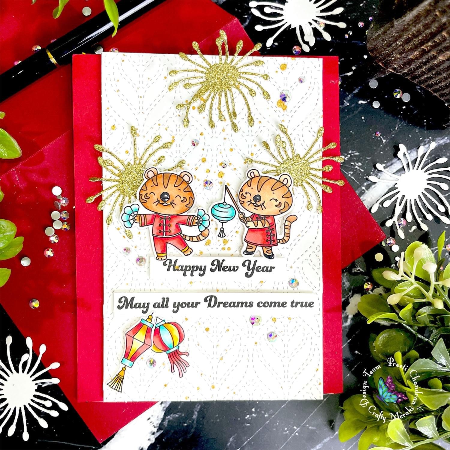 Crafty Meraki Year of the Tiger stamp set - Crafty Meraki