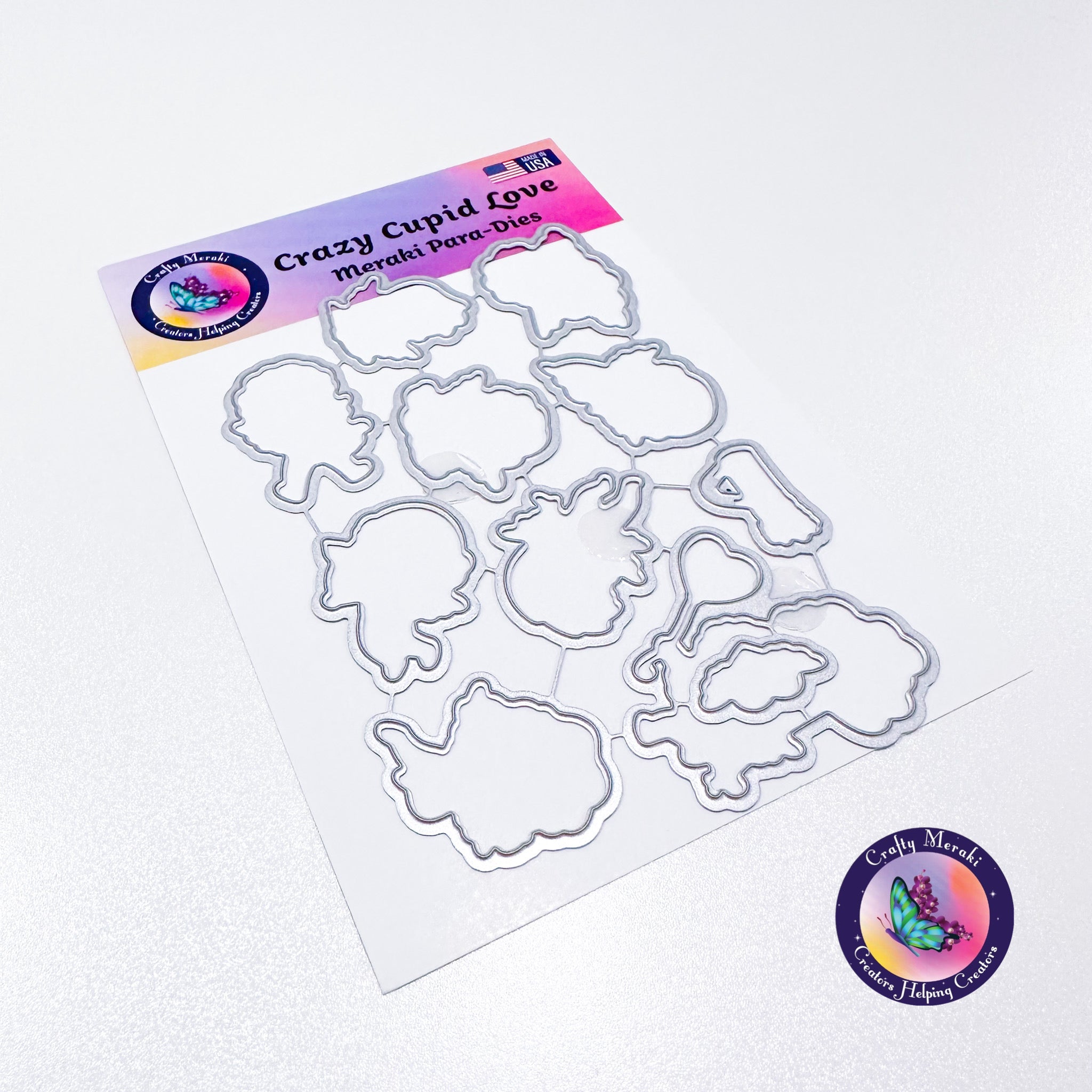 Crafty Meraki Crazy Cupid Love Coordinating Dies - Crafty Meraki