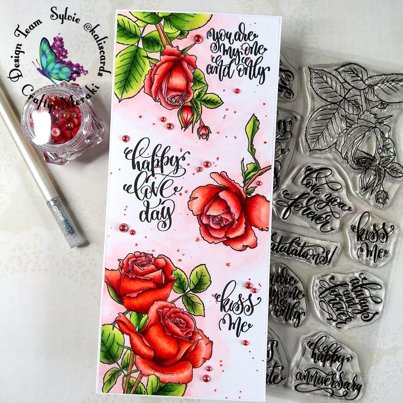 Crafty Meraki Wedding Bouquet Stamp set - Crafty Meraki