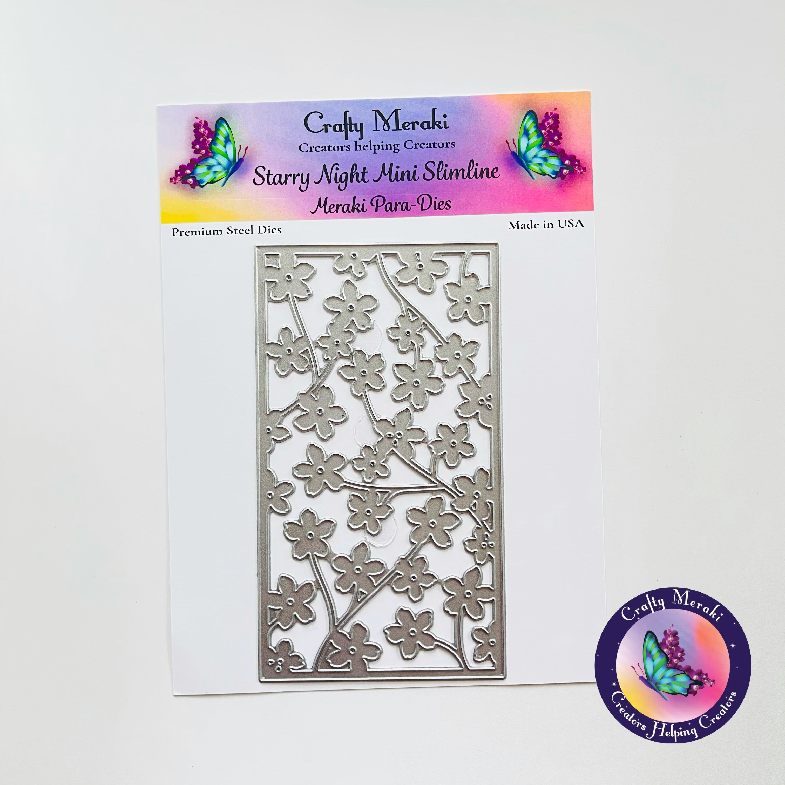 Crafty Meraki Mini Slimline Starry Night Para-Dies - Crafty Meraki