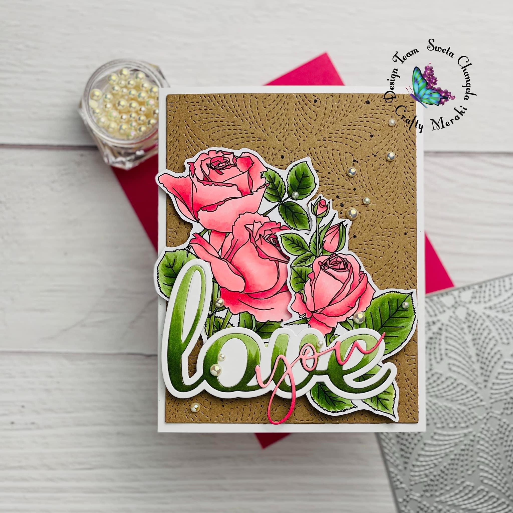 Crafty Meraki Wedding Bouquet Stamp set - Crafty Meraki