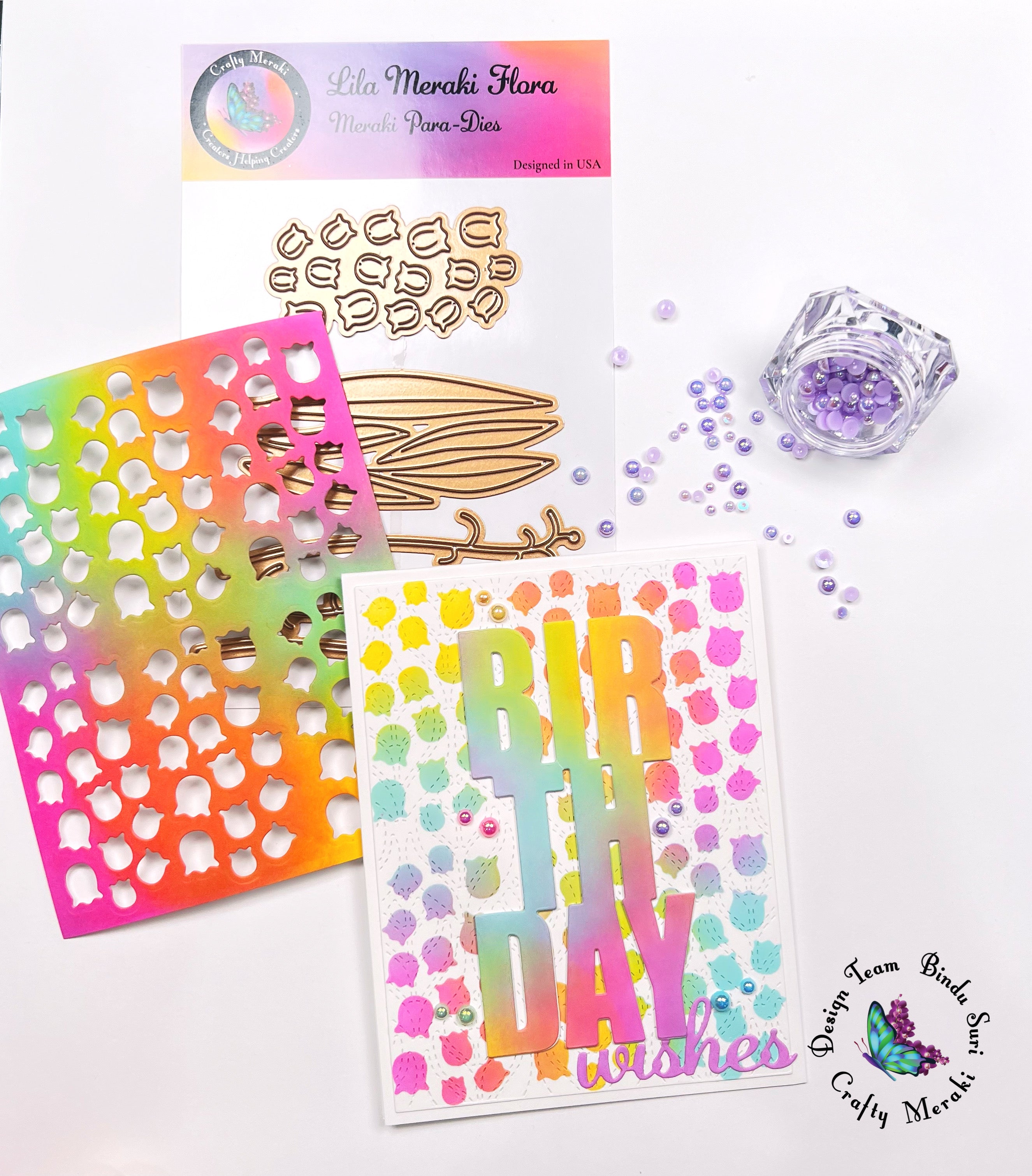 Lila Meraki Flora Para-Dies - Crafty Meraki