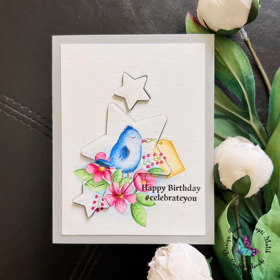 Crafty Meraki Birthday Star Mini Slimline Para-Dies - Crafty Meraki