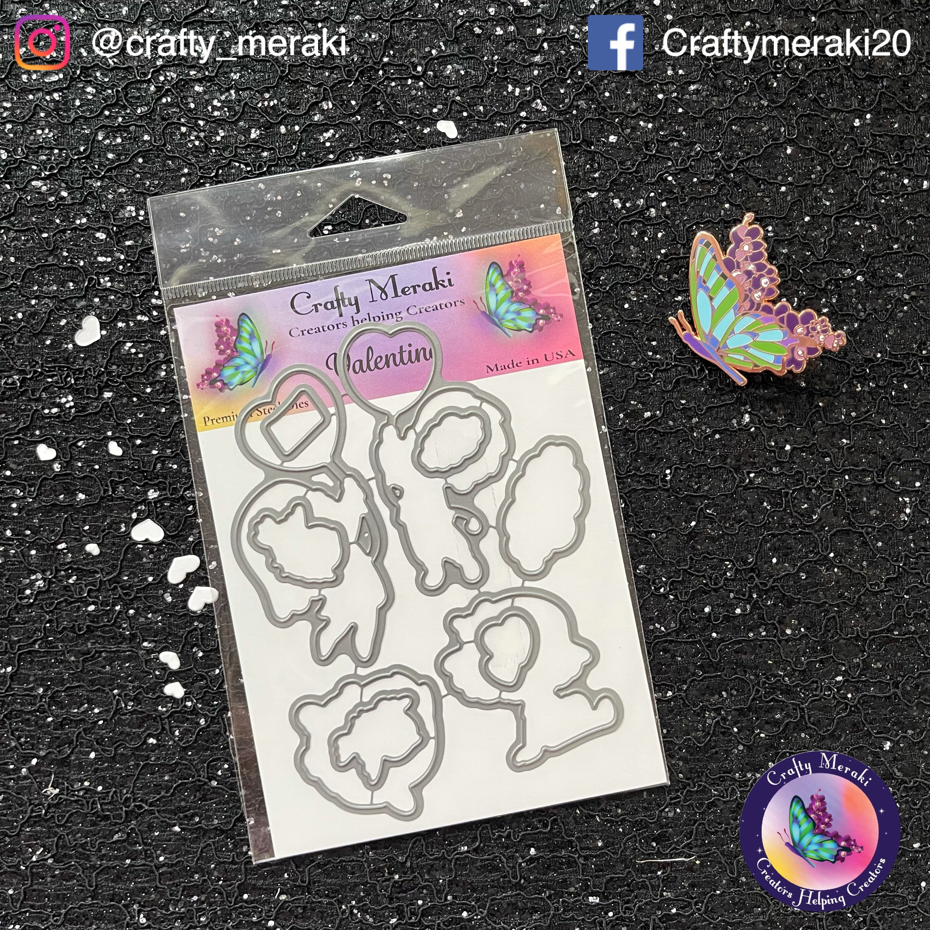 Crafty Meraki Valentine coordinating dies - Crafty Meraki