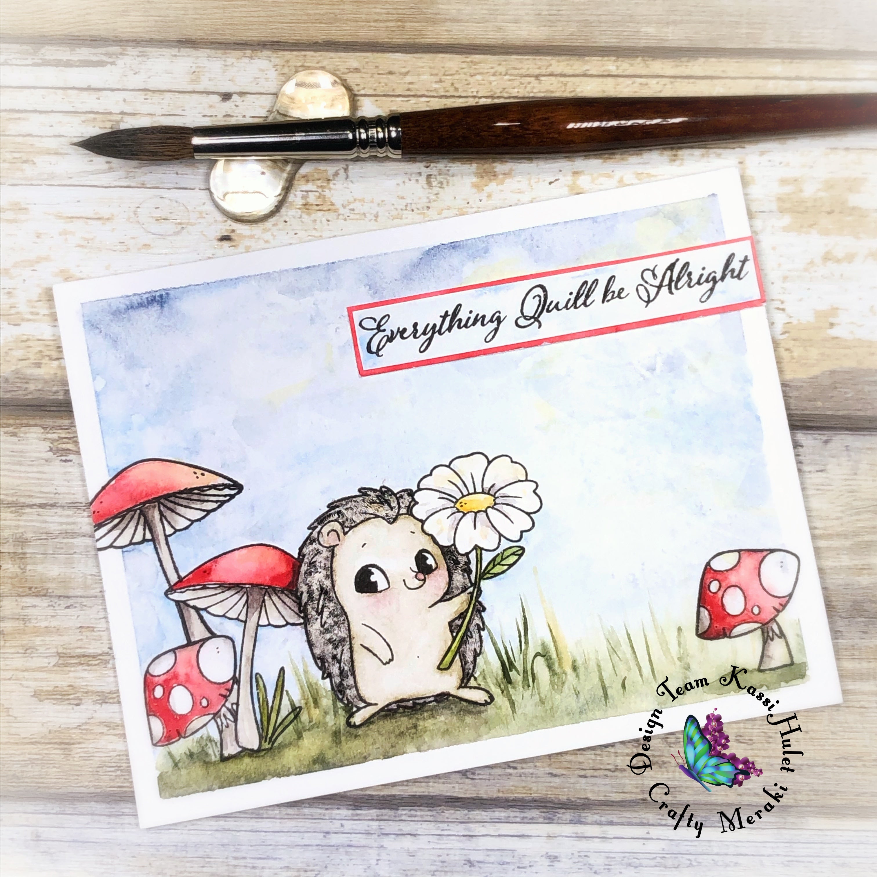 Crafty Meraki Just Quillin' Stamp set - Crafty Meraki