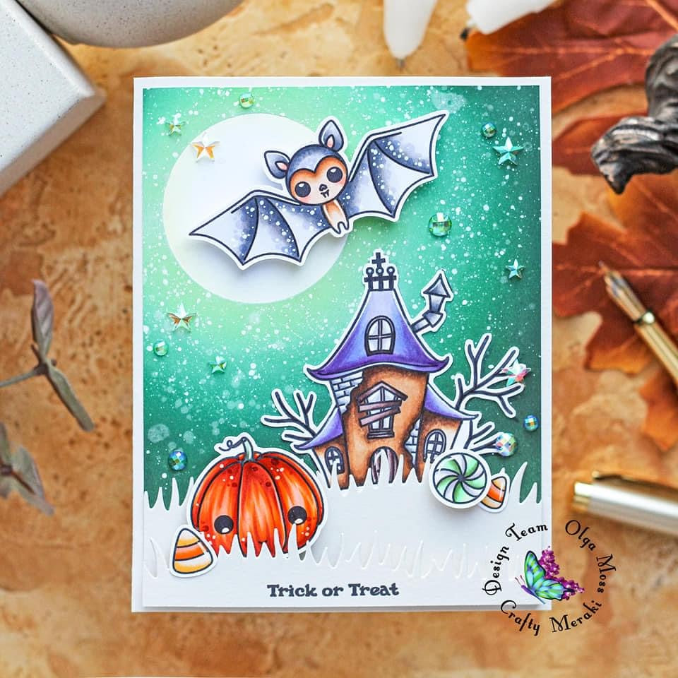 Crafty Meraki Ghostly Greetings Stamp Set - Crafty Meraki