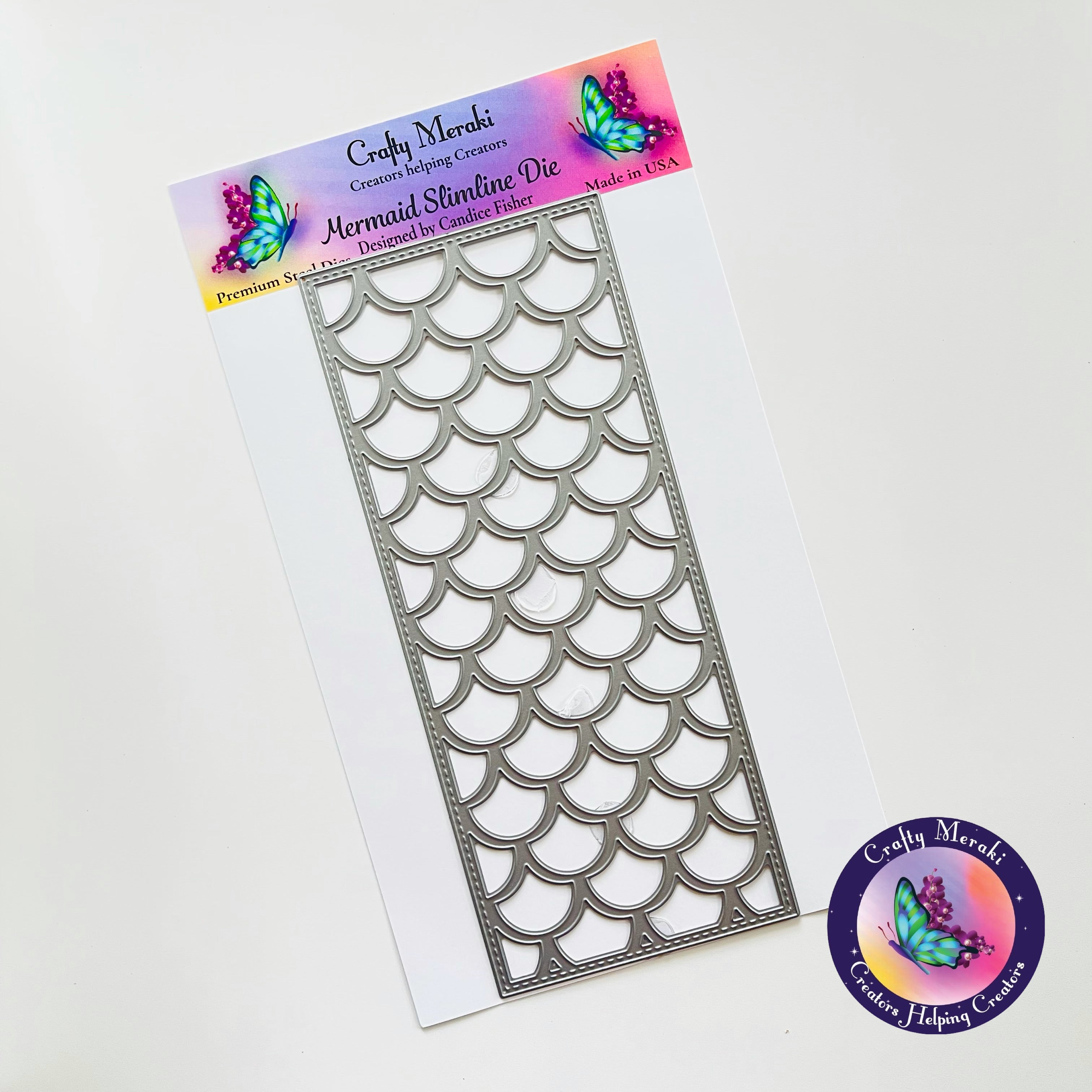 Crafty Meraki Mermaid Slimline die - Crafty Meraki