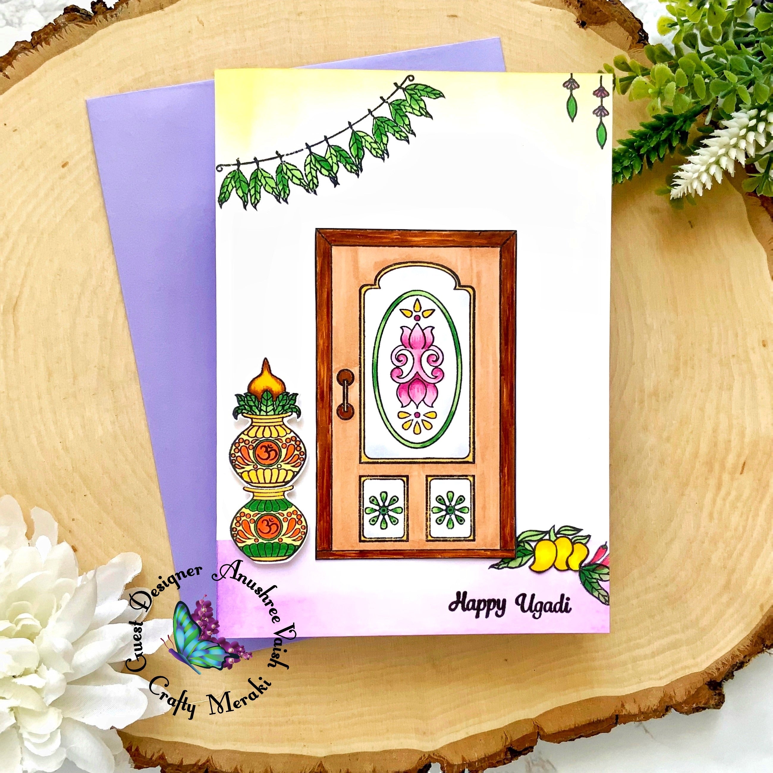 Crafty Meraki Happy Ugadi stamp set - Crafty Meraki