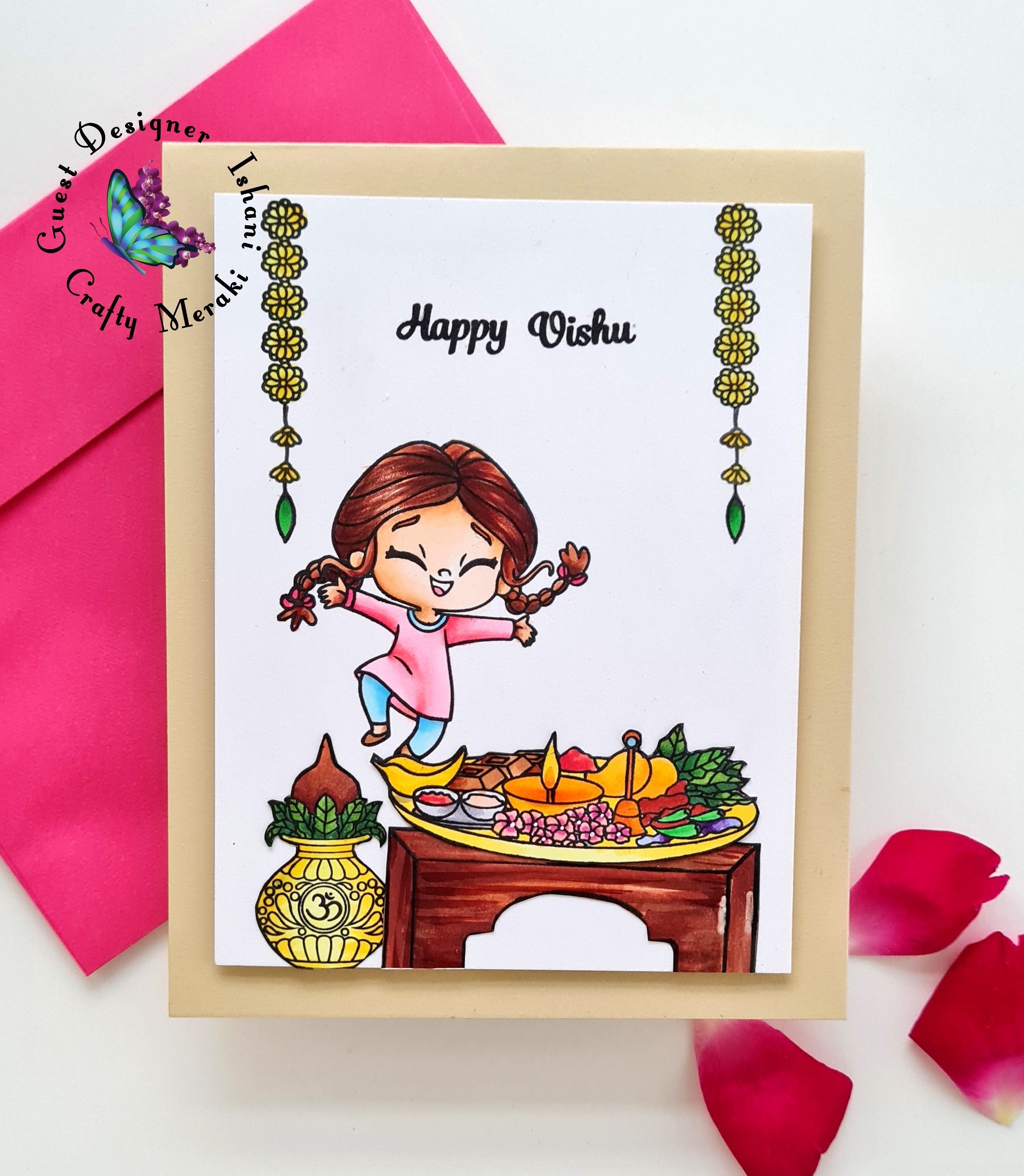 Crafty Meraki Happy Ugadi stamp set - Crafty Meraki