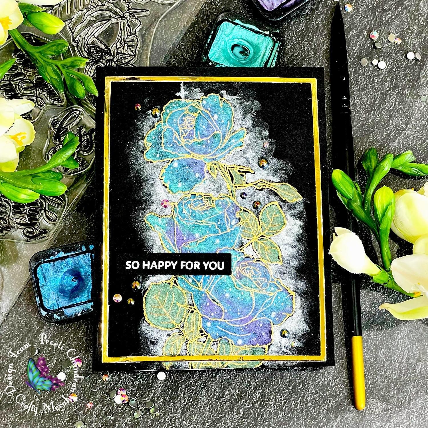 Crafty Meraki Wedding Bouquet Stamp set - Crafty Meraki