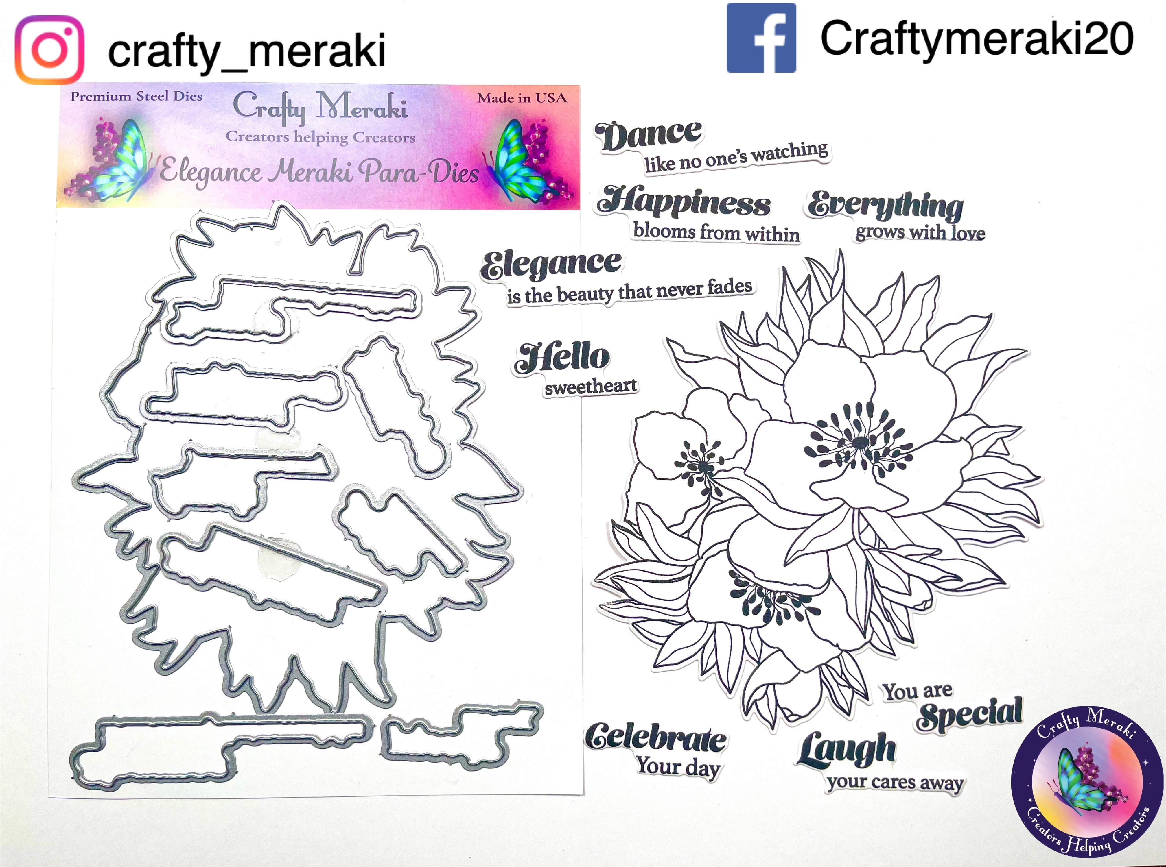 Crafty Meraki Elegance Para-Dies - Crafty Meraki