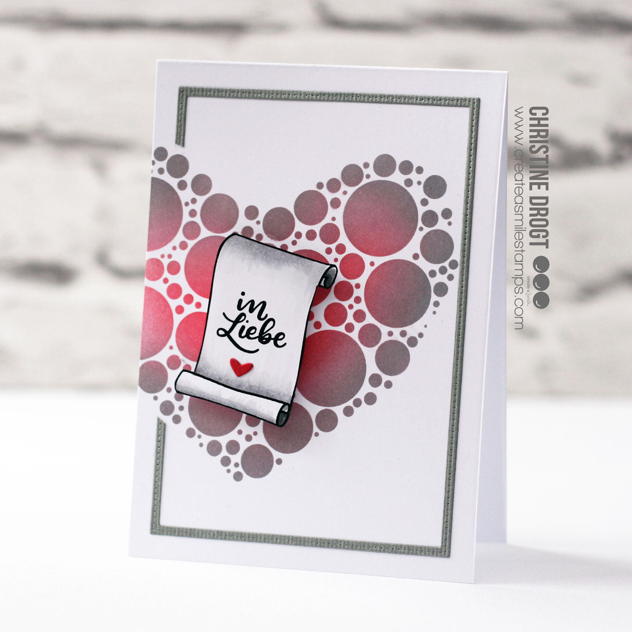 Create A Smile Bubble Heart - Crafty Meraki