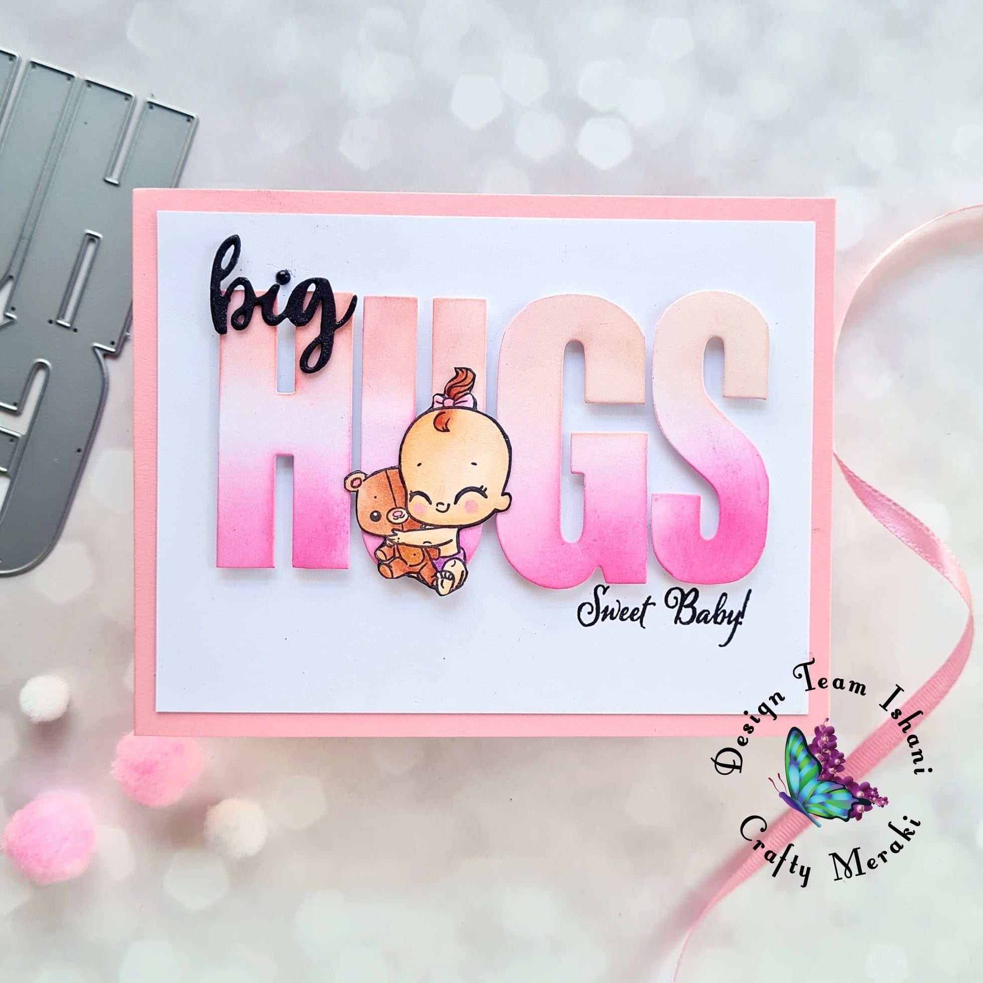 Crafty Meraki Hugs Slimline Tag Meraki Para-dies - Crafty Meraki