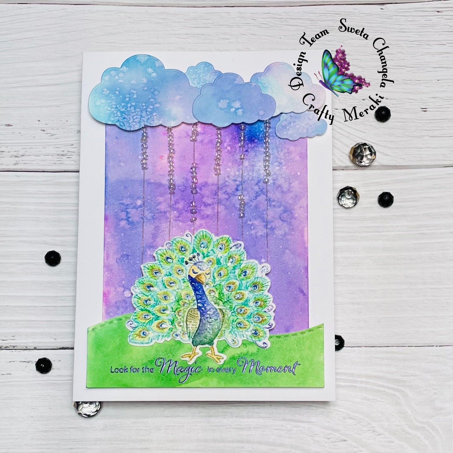 Crafty Meraki Dance in The Rain Stamp set - Crafty Meraki