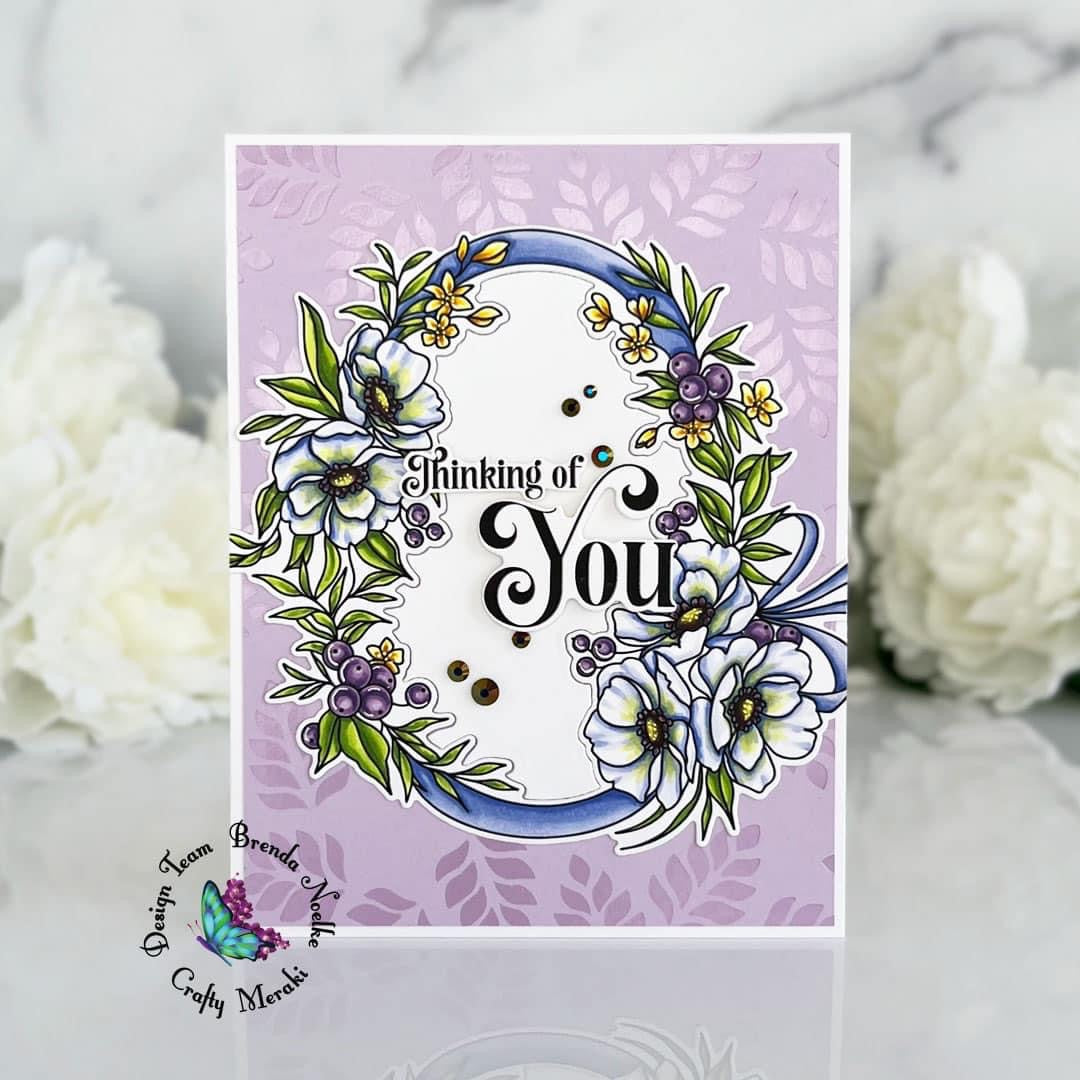 Crafty Meraki Ballad of the Heart Hot Foil plate