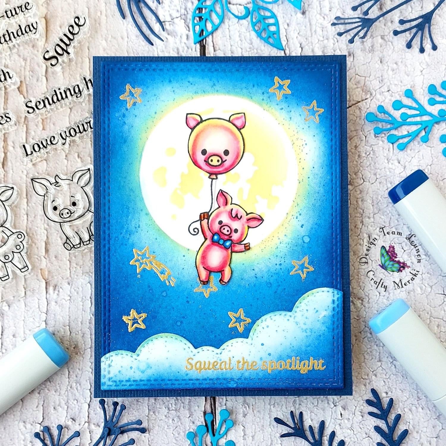 Crafty Meraki Hogs & Kisses Stamp set - Crafty Meraki
