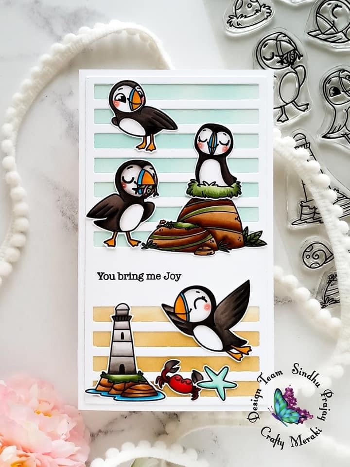 Crafty Meraki Puff To The Beach stamp set - Crafty Meraki