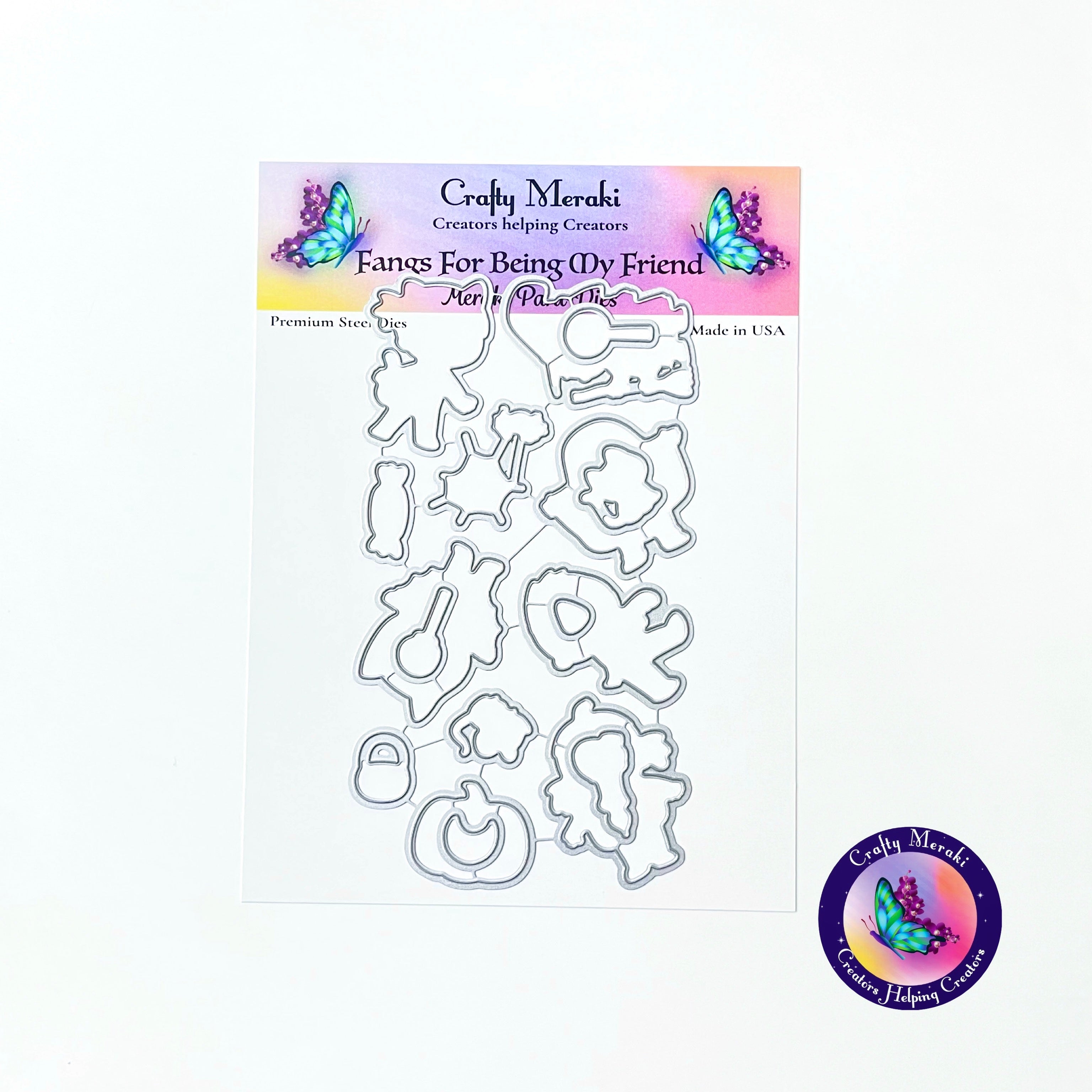 Crafty Meraki Fangs for Being My Friend Coordinating Dies - Crafty Meraki