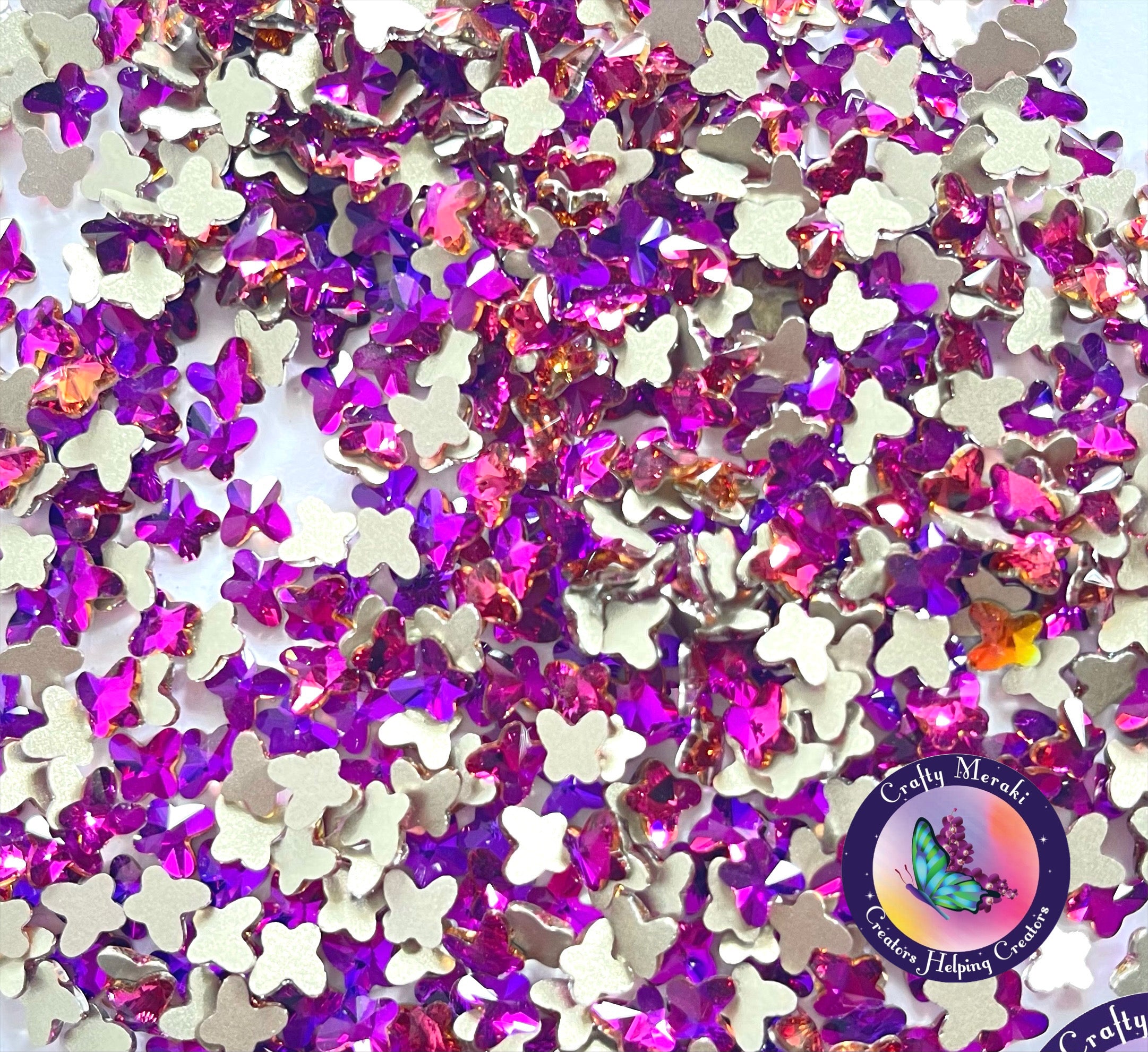 Meraki Sparkle Pink Butterfly - Crafty Meraki