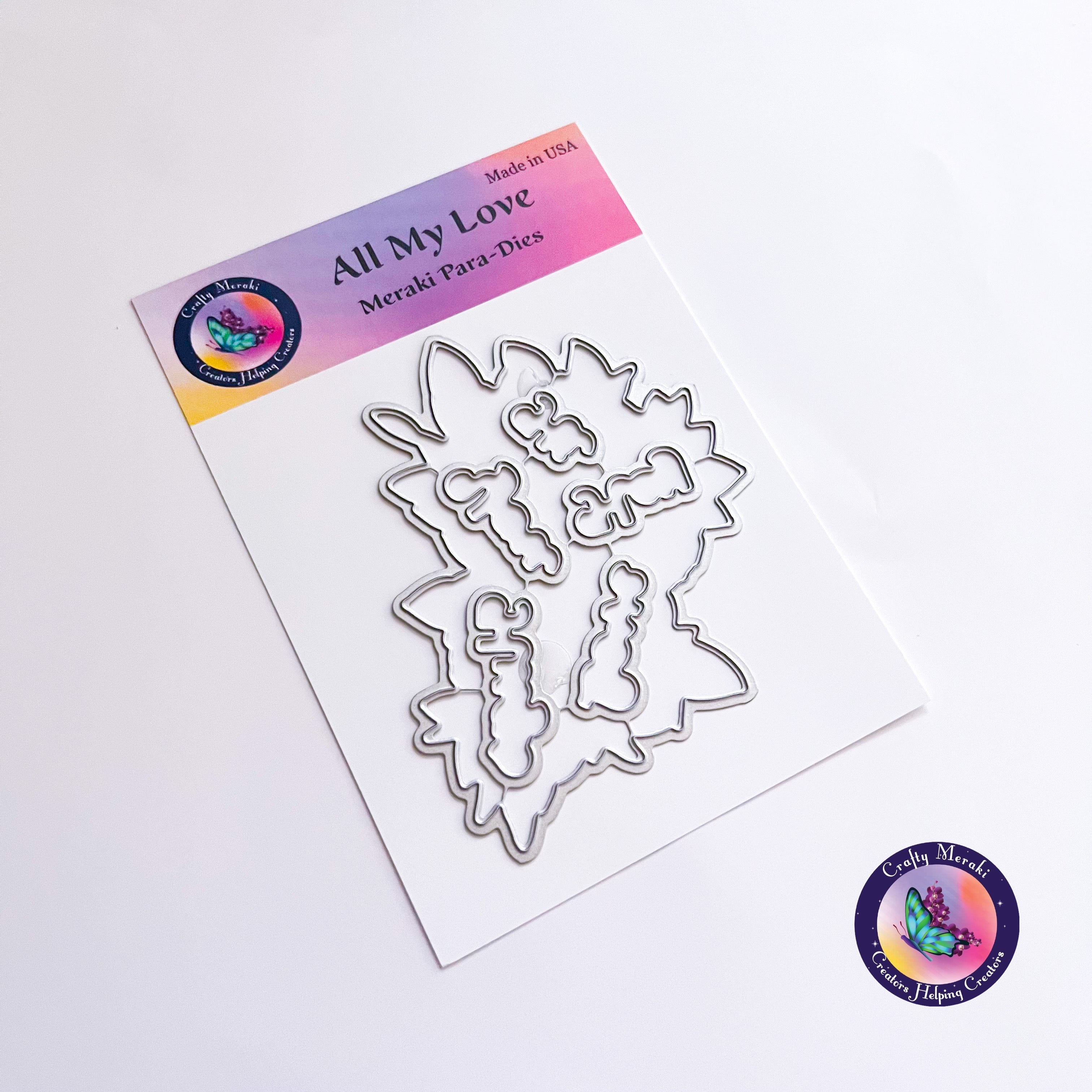 Crafty Meraki All My Love Coordinating dies - Crafty Meraki