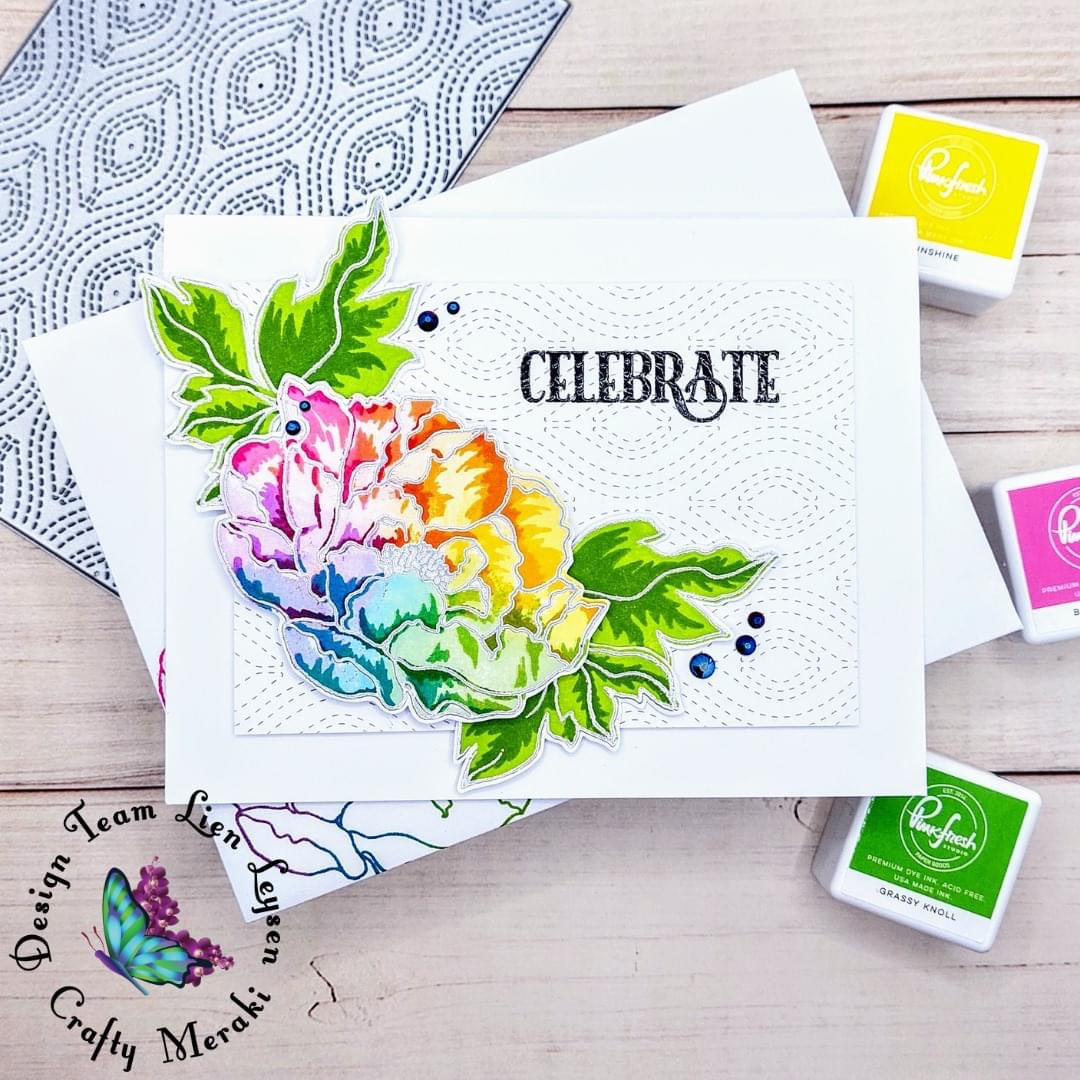 Crafty Meraki Imperial Garden Layering stamp set - Crafty Meraki