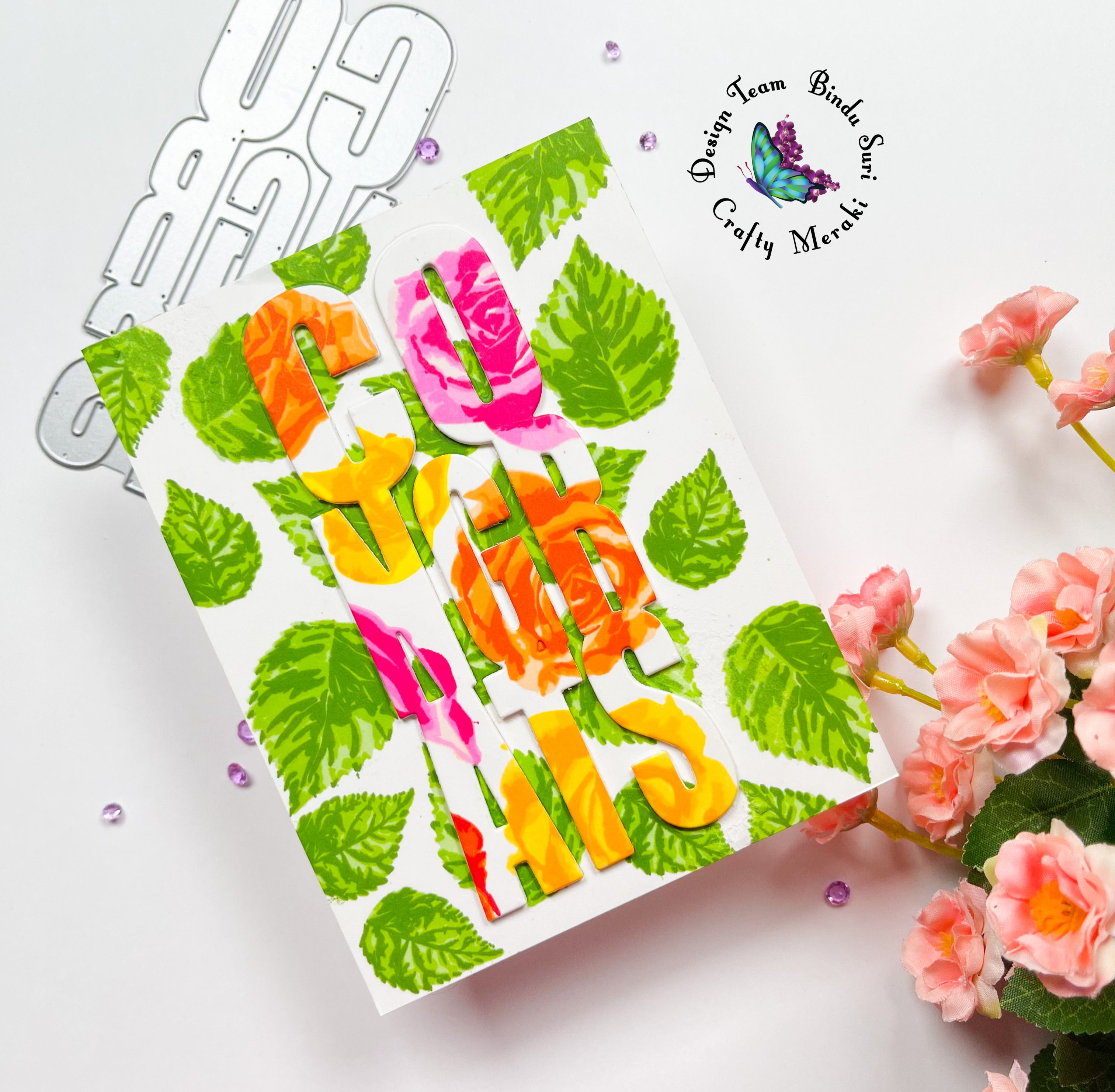 Crafty Meraki Rose Garden Stamp set - Crafty Meraki