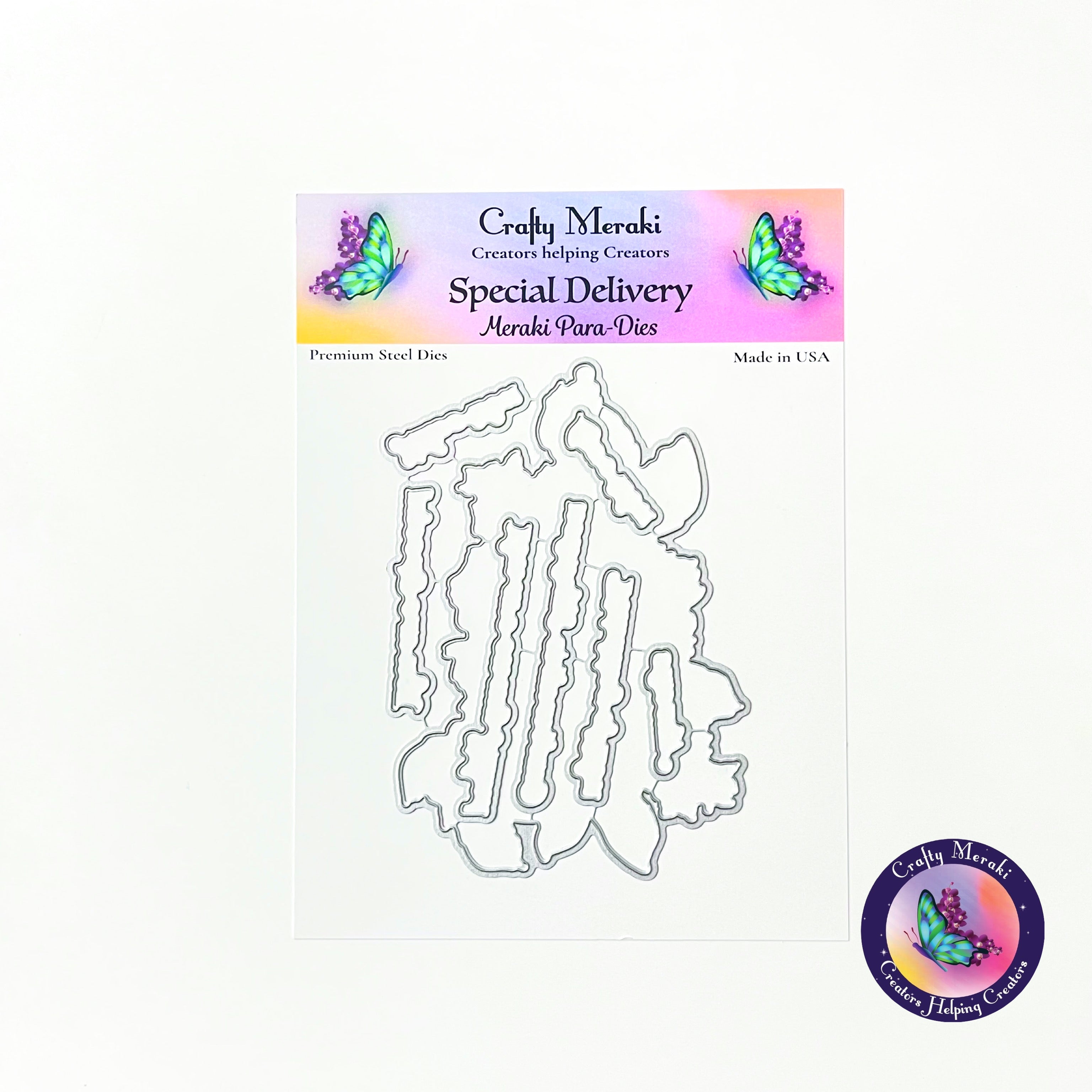 Crafty Meraki Special Delivery Coordinating Dies - Crafty Meraki