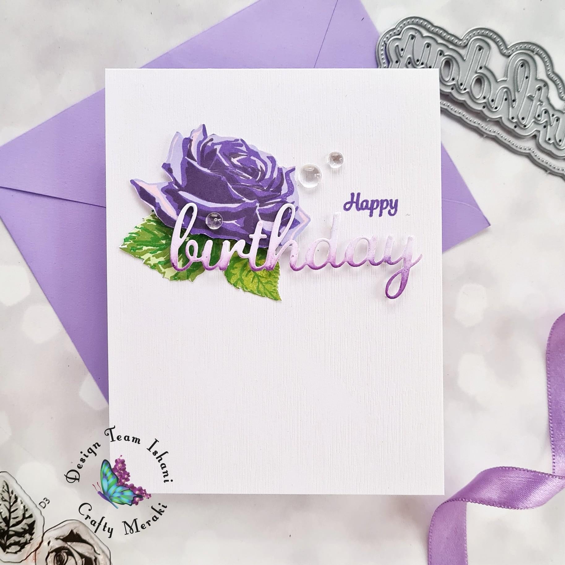 Crafty Meraki Rose Garden Stamp set - Crafty Meraki