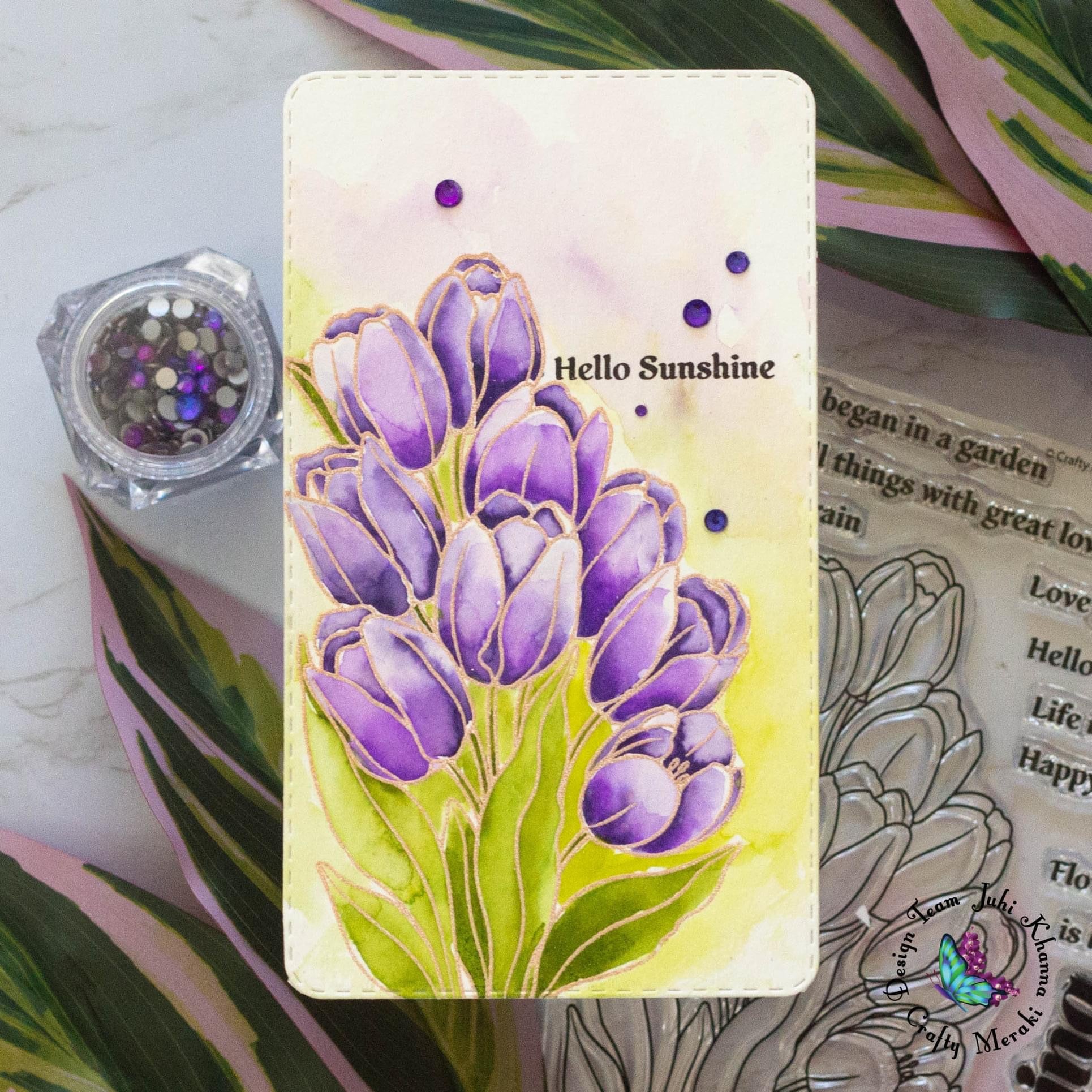 Crafty Meraki Spring Blooms Stamp set - Crafty Meraki