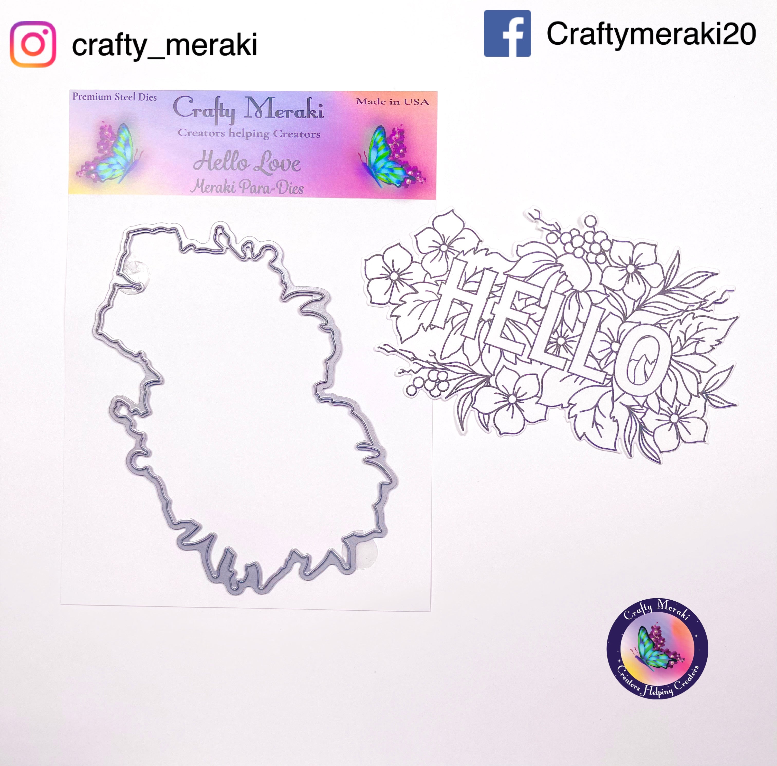 Crafty Meraki Hello Love Meraki para-dies - Crafty Meraki