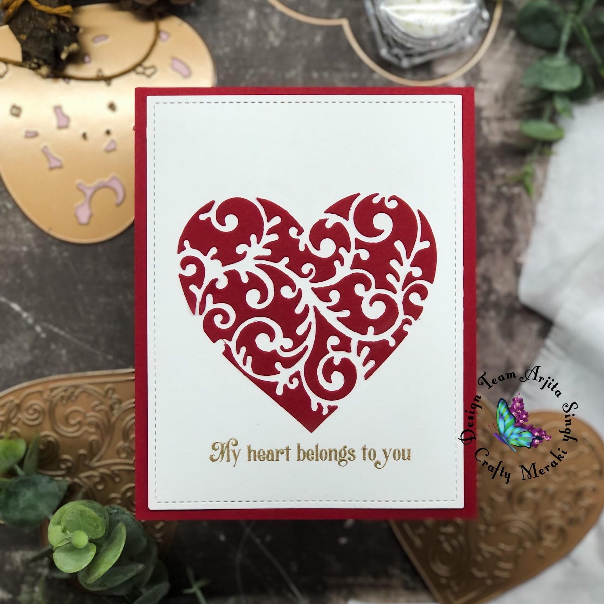 Crafty Meraki Cupid's Heart Layering Die Set - Crafty Meraki