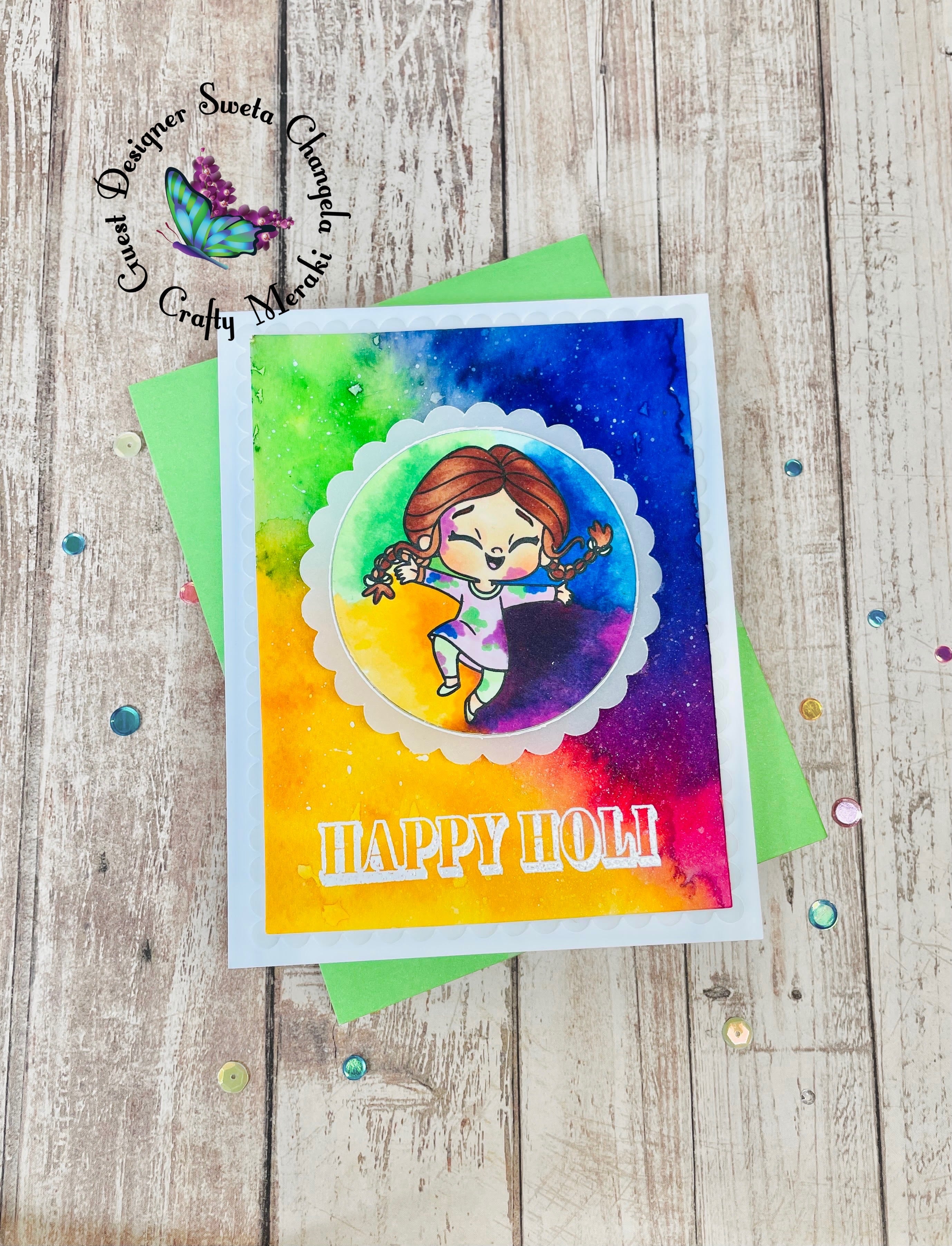 Crafty Meraki Holi Hai stamp set - Crafty Meraki