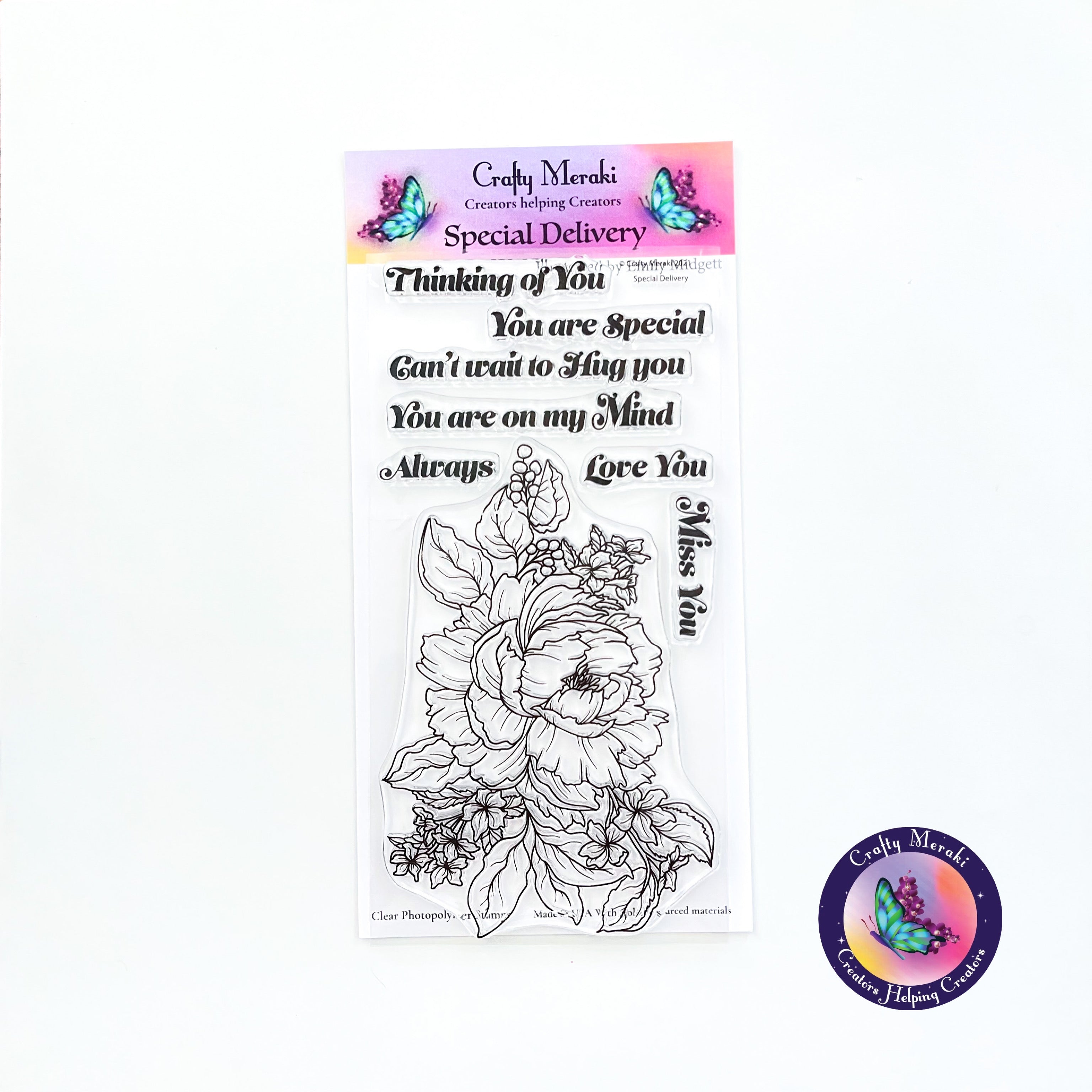 Crafty Meraki Special Delivery Stamp Set - Crafty Meraki