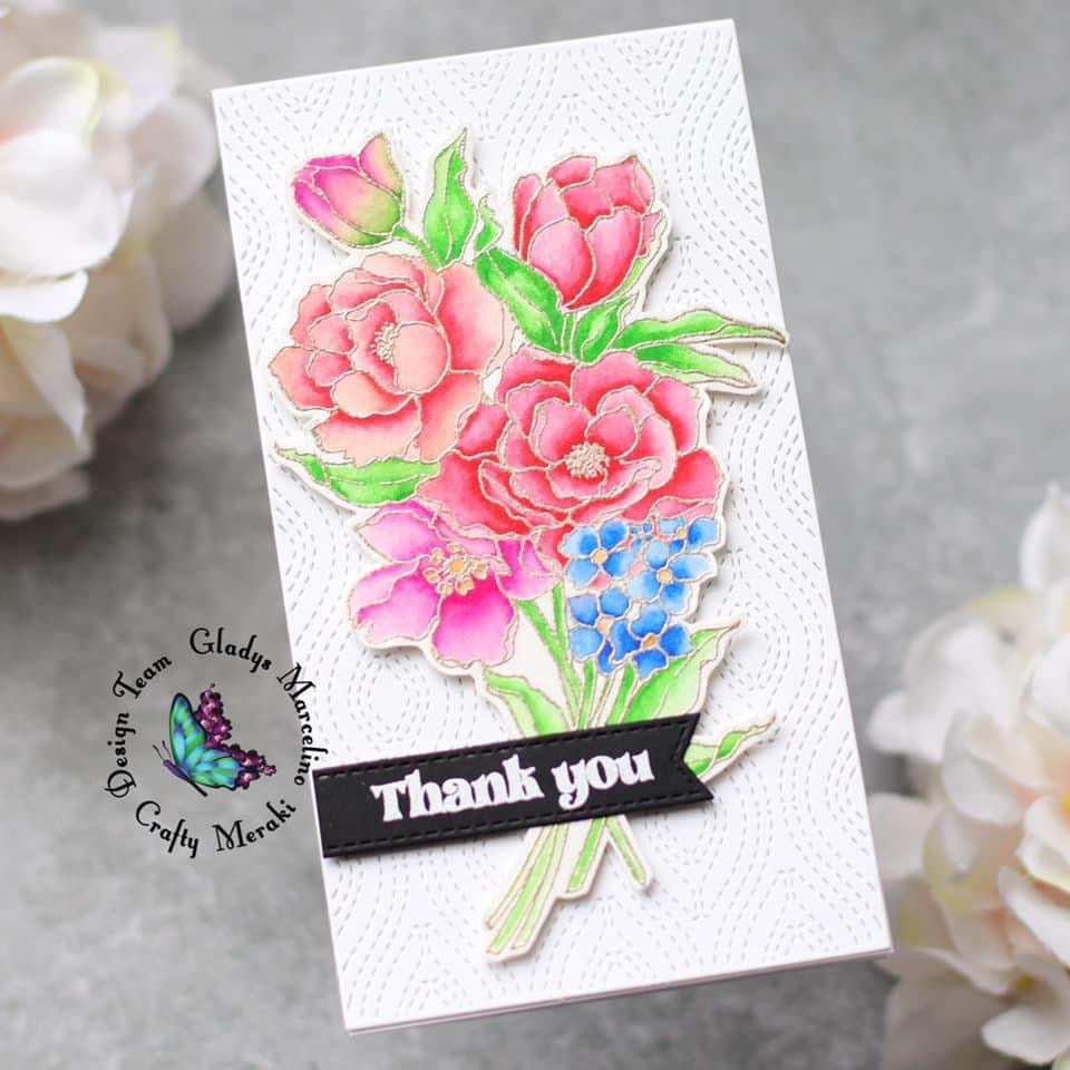 Crafty Meraki Thanks Bunches Stamp Set - Crafty Meraki