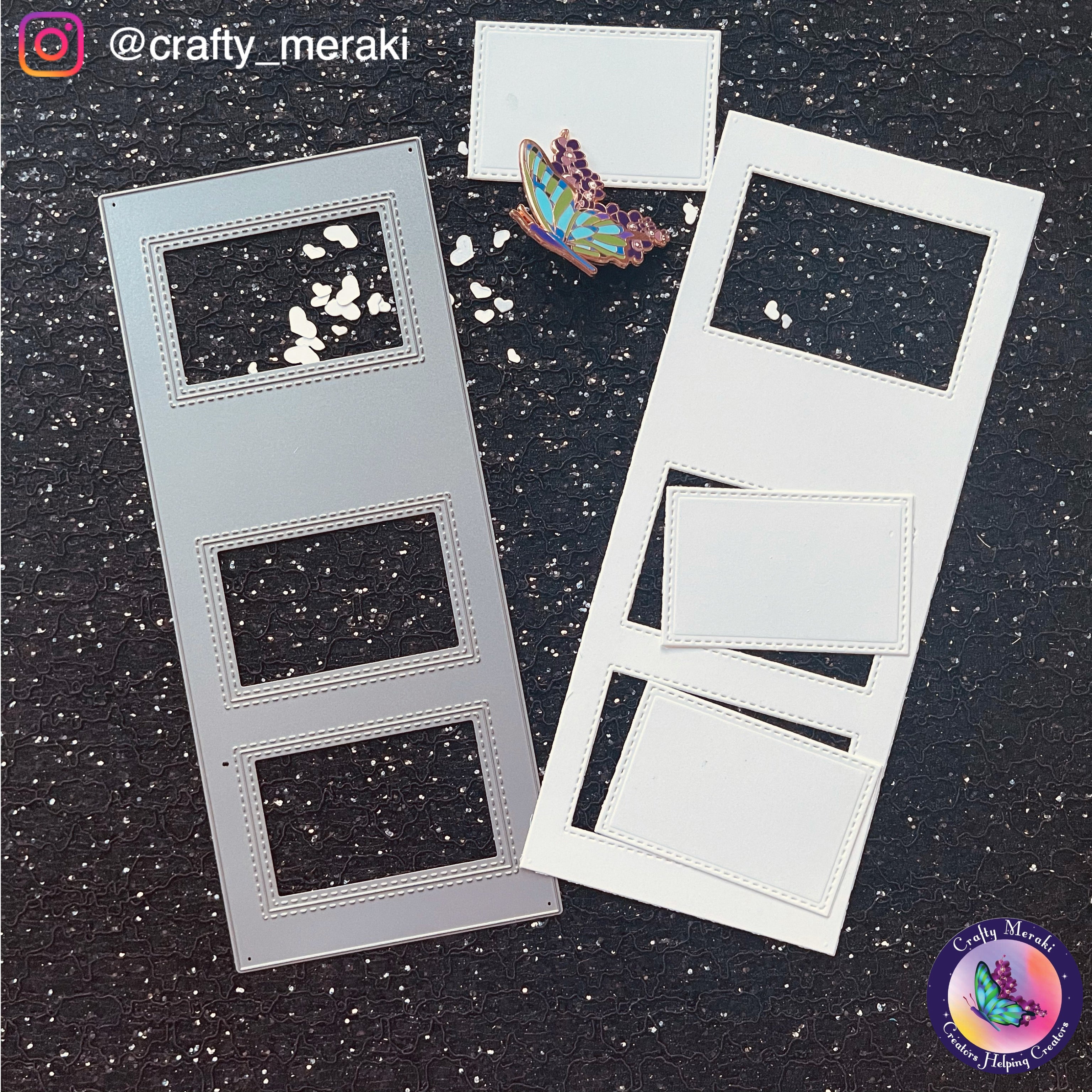 Crafty Meraki 3 Room Studio Slimline die - Crafty Meraki