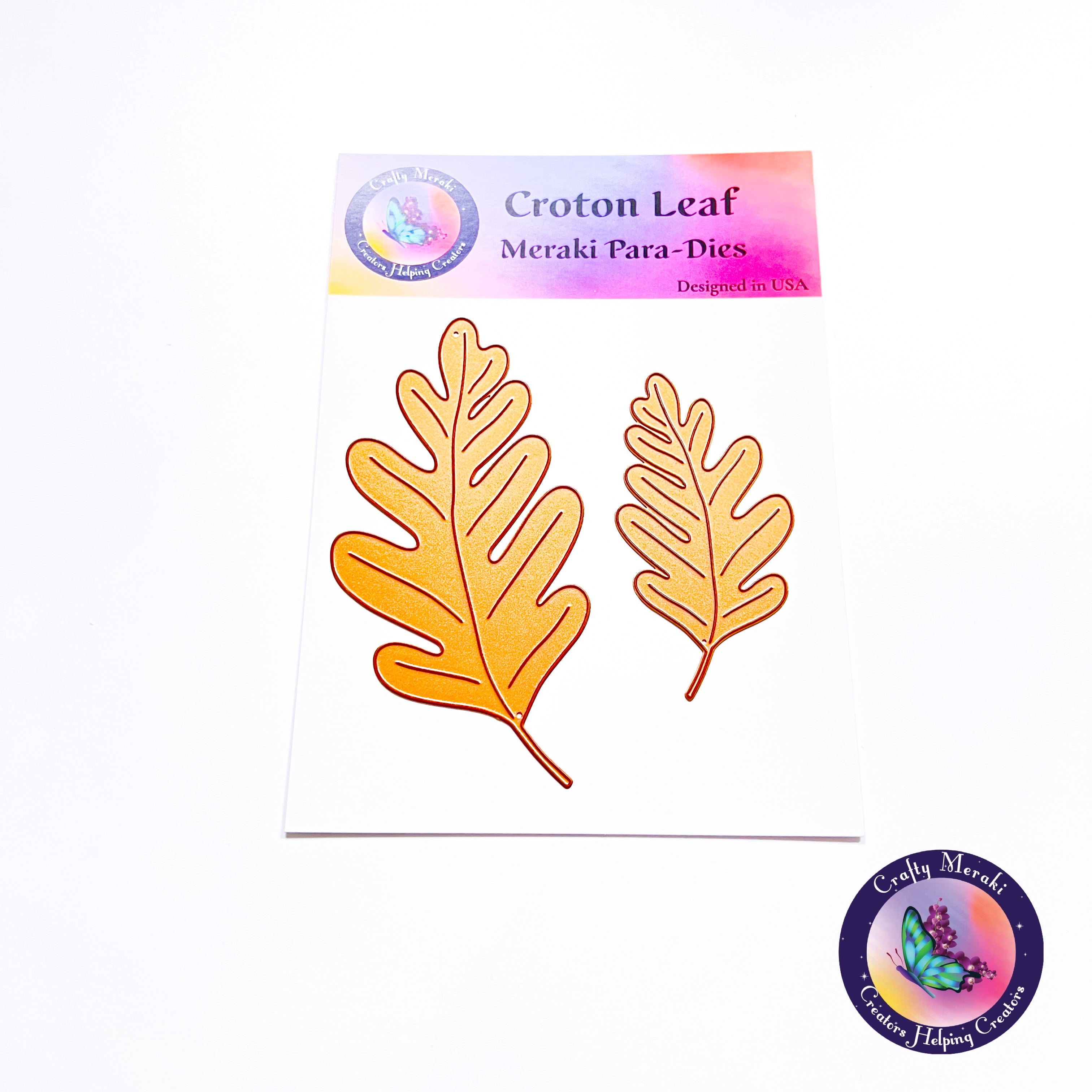 Croton Leaf Meraki Para-Dies - Crafty Meraki