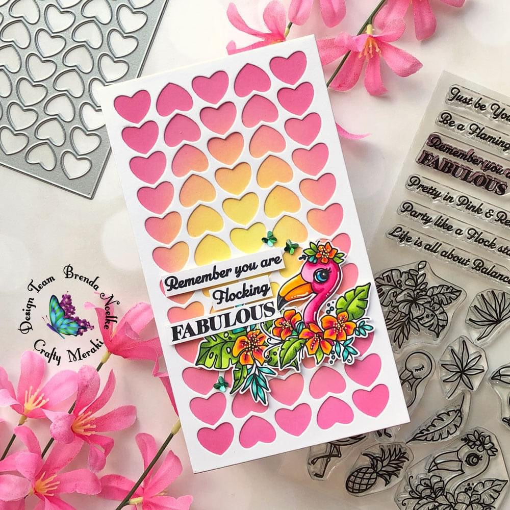 Crafty Meraki Flocking Fabulous stamp set - Crafty Meraki