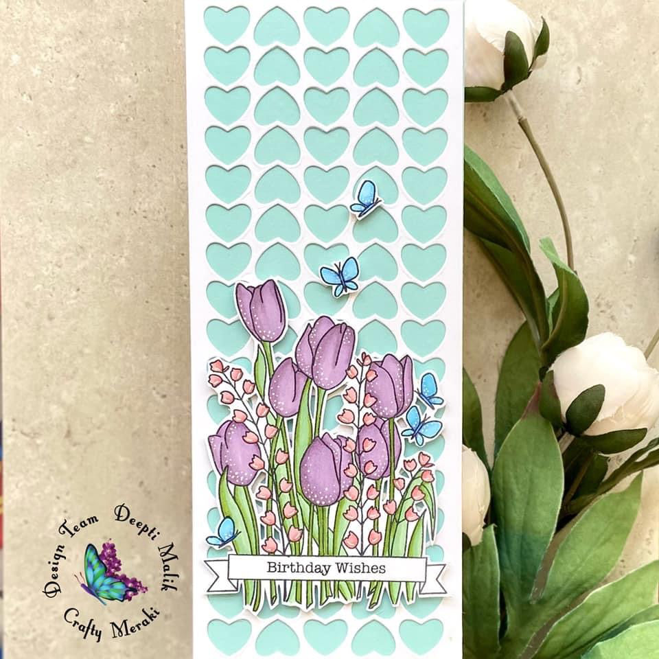 Crafty Meraki Blooming Birthday Stamp set - Crafty Meraki