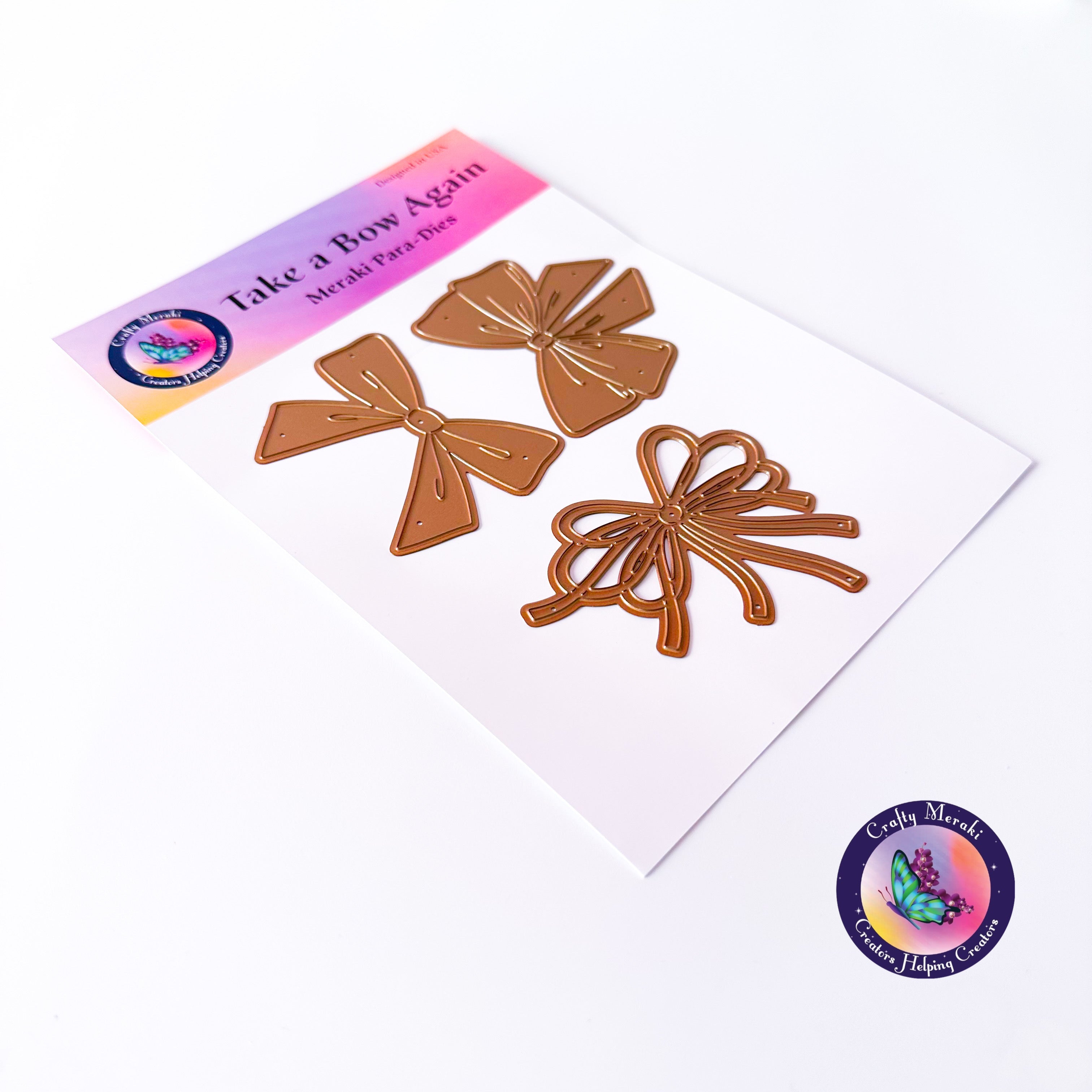 Crafty Meraki Take A Bow Again die set - Crafty Meraki