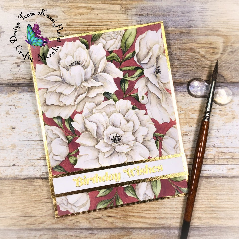 Crafty Meraki Birthday Bouquet Stamp Set - Crafty Meraki