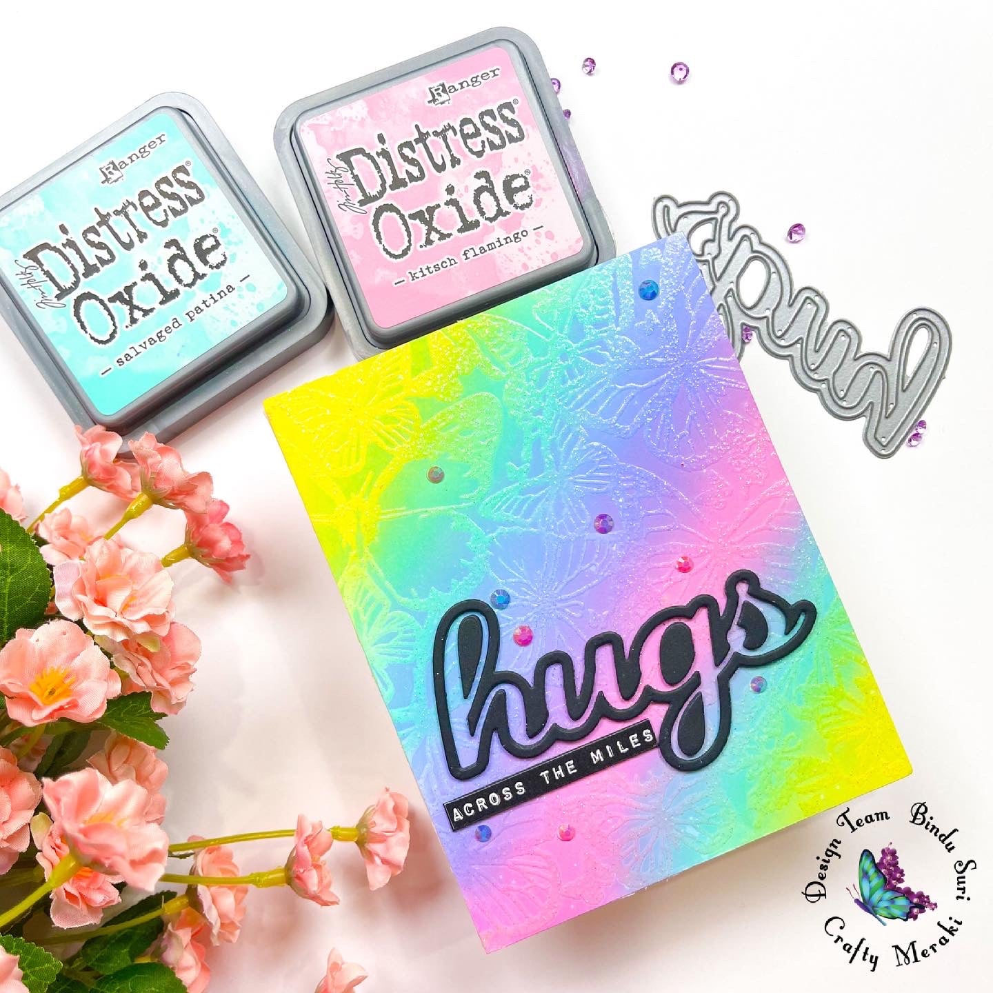 Crafty Meraki Fluttering Feathers Stamp set - Crafty Meraki